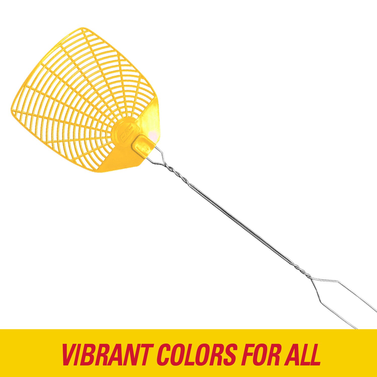 slide 6 of 6, PIC Fly Swatter with Metal Handle (Colors May Very) 1 Pack Indoor/Outdoor Plastic Insect trap Insect Trap, 1 ct