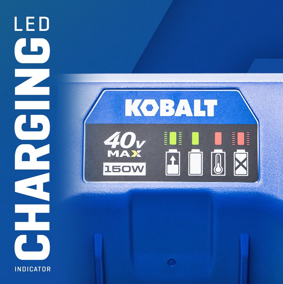 slide 4 of 6, Kobalt 40 -Volt, Battery Charger, 1 ct