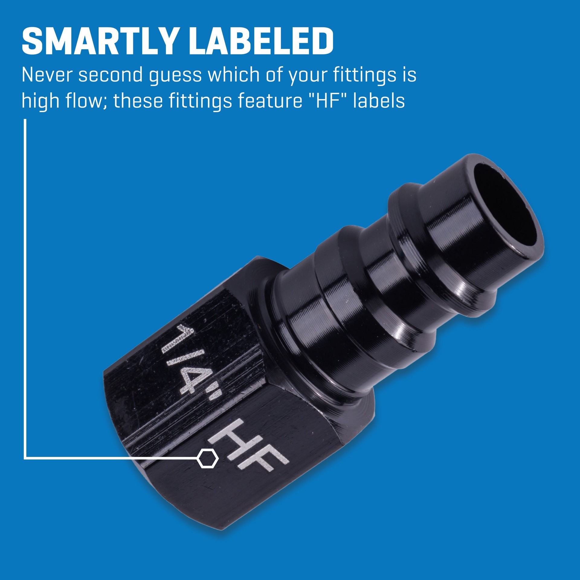 slide 6 of 6, Kobalt 1/4-in High Flow Female Plug- Aluminum, 1 ct