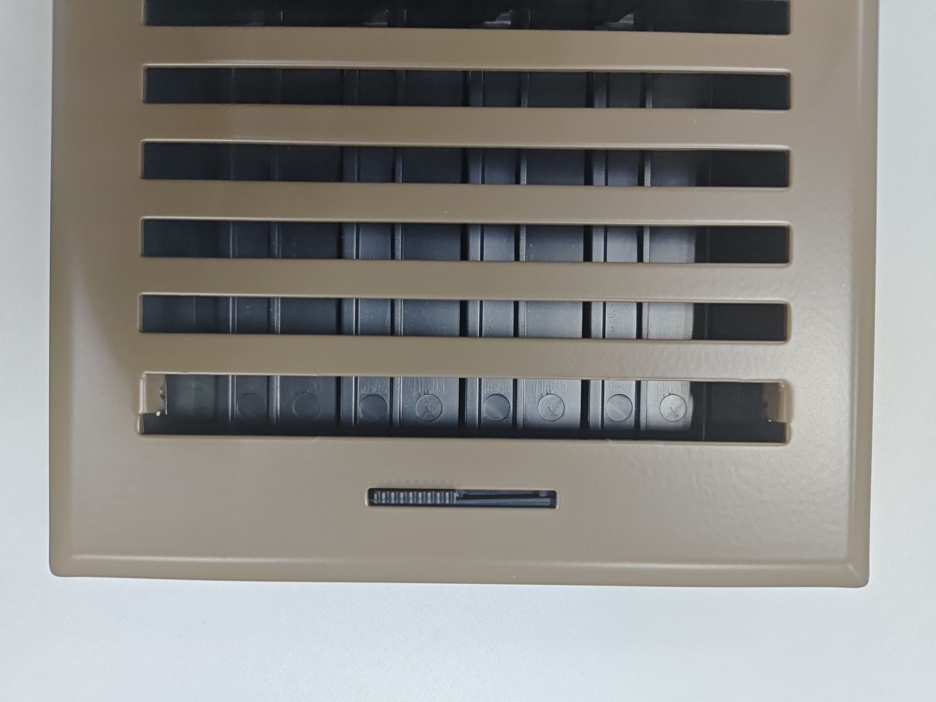 slide 4 of 6, allen + roth 6-in x 10-in Maximum airflow Steel Brown Brooklyn Design Floor Register, 1 ct