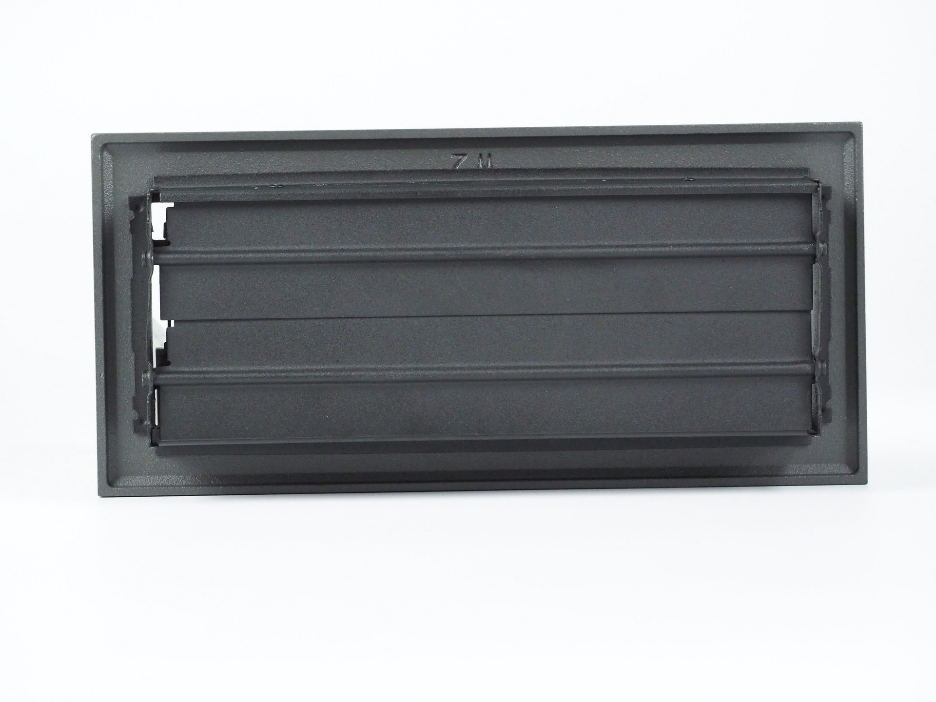 slide 6 of 6, allen + roth 4-in x 10-in Maximum airflow Steel Pewter Marquis Design Floor Register, 1 ct