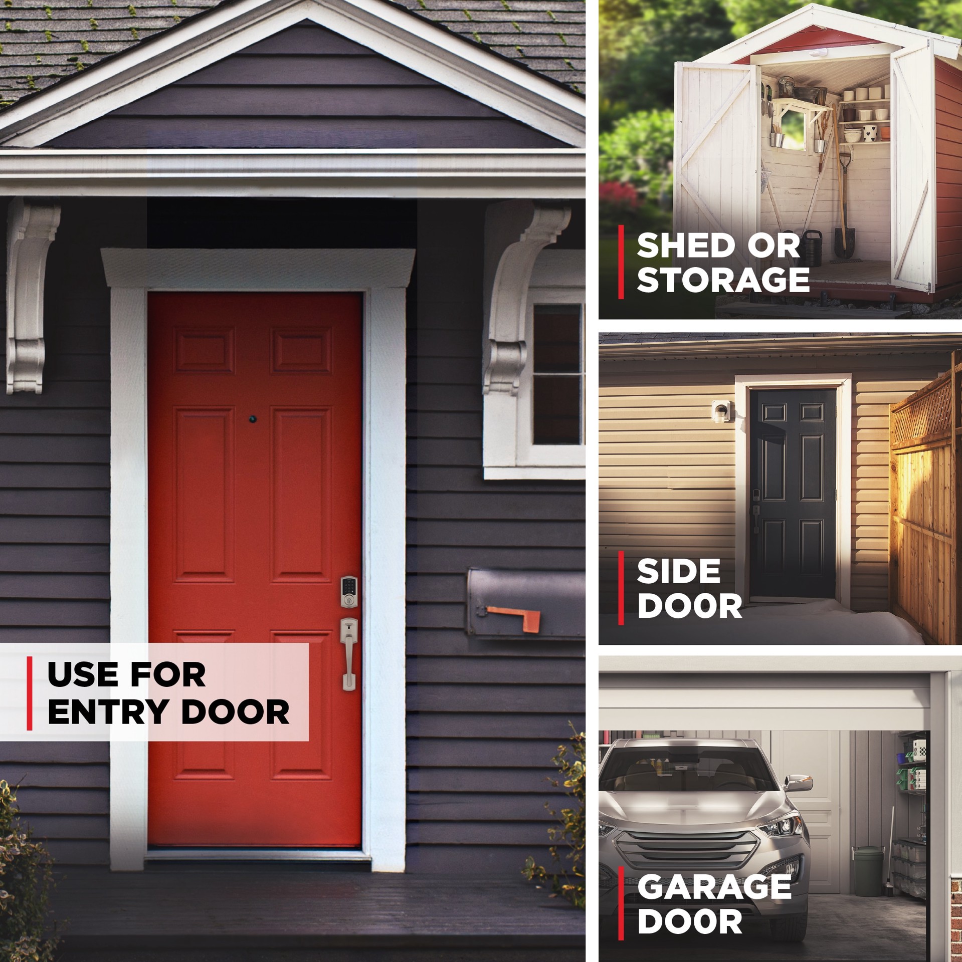 slide 2 of 6, Kwikset SmartCode 270 Touchpad Traditional Satin Nickel Keypad Electronic Deadbolt Lock ft. SmartKey Security, 1 ct