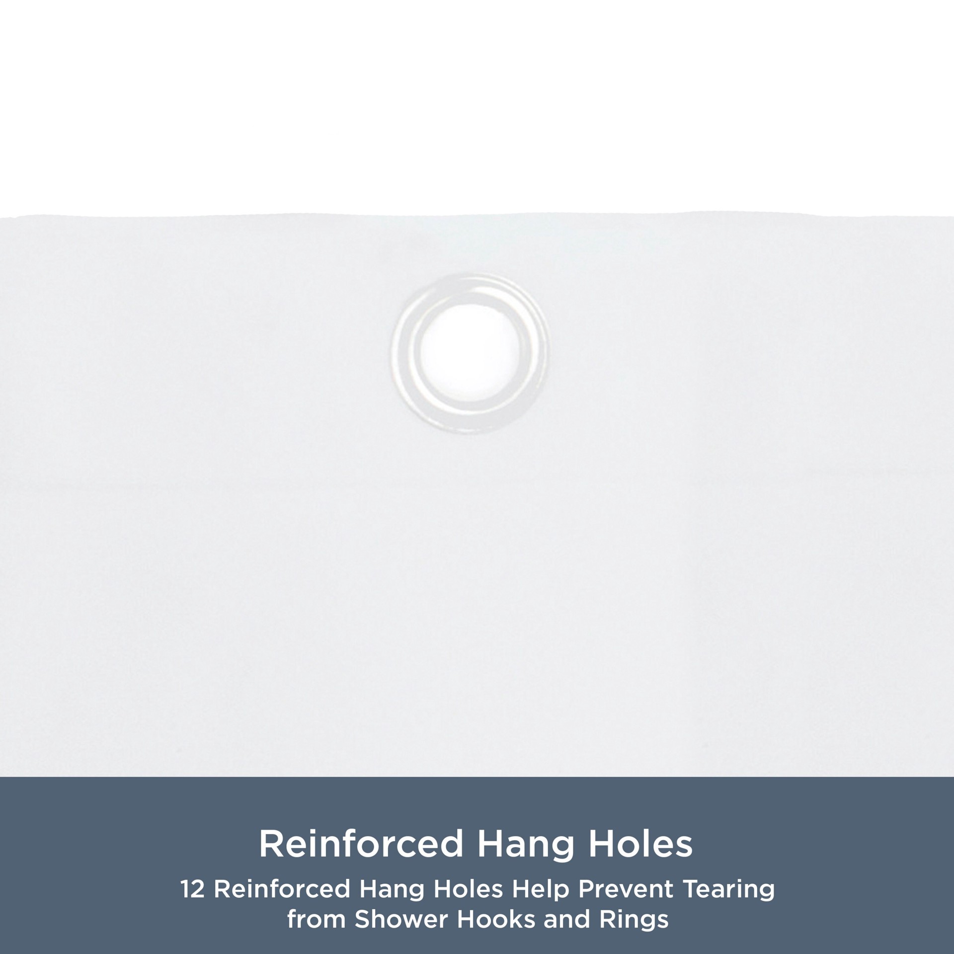 slide 3 of 6, Style Selections Lightweight PEVA 70.0-in W x 72-in L Clear Solid EVA/PEVA Shower liner, 1 ct