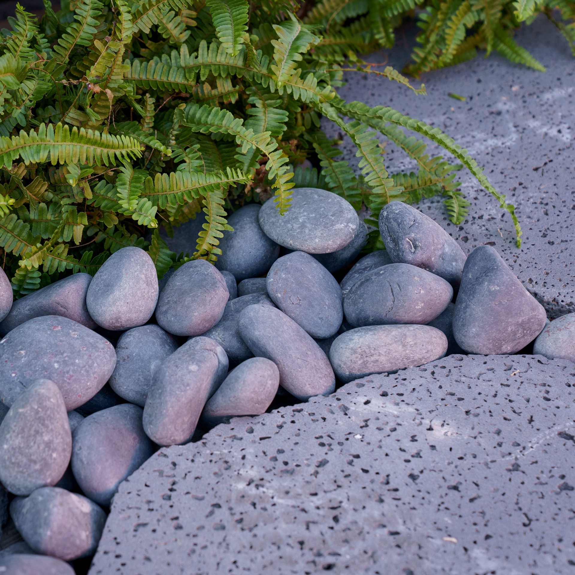 slide 4 of 5, Geobunga 0.45 cu ft Black Garden rock (0.5 - 3-in), 1 ct