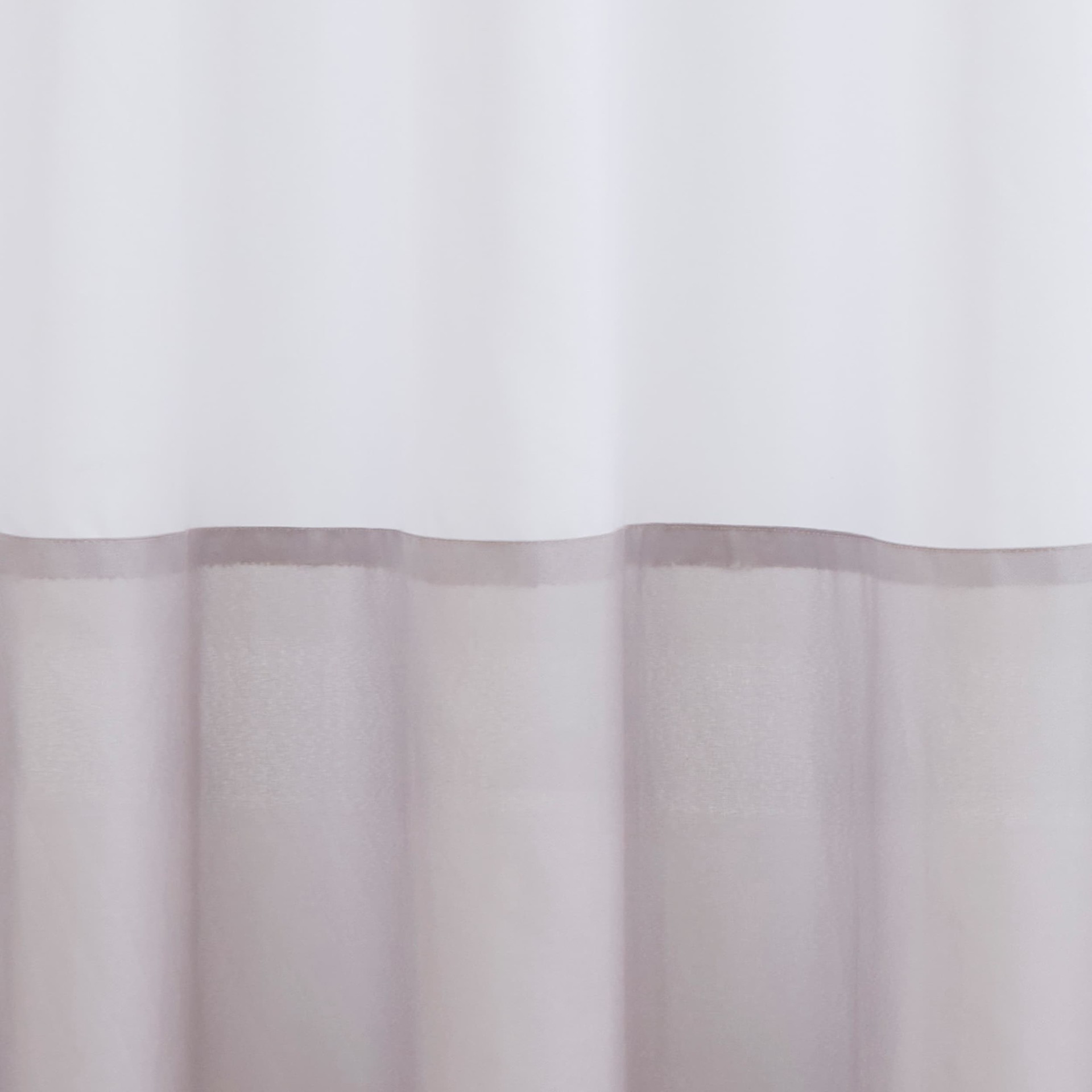 slide 4 of 4, Origin 21 72.0-in W x 72-in L White Solid Polyester Shower curtain, 1 ct