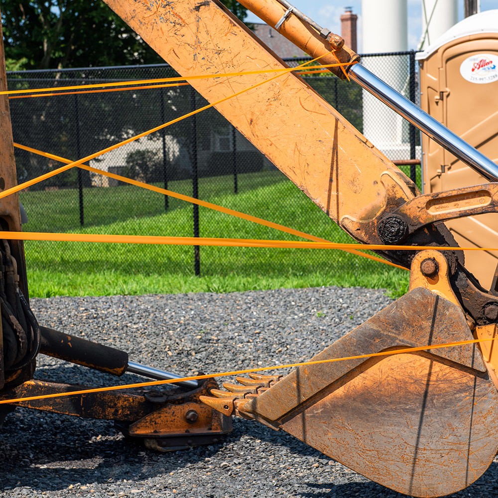 slide 4 of 4, Project Source 1-in W x 200-ft L Orange Caution Polyethylene Safety Tape, 1 ct