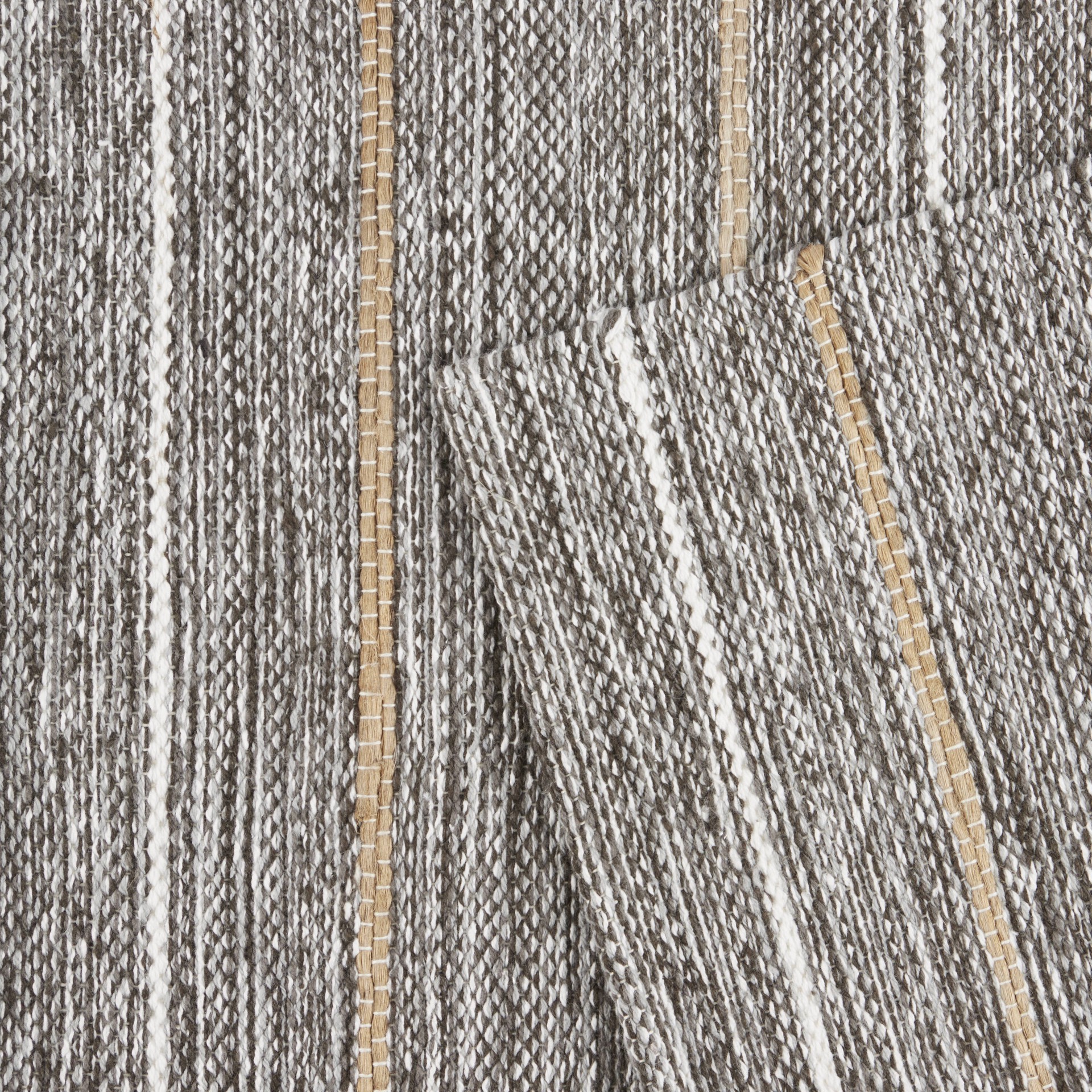 slide 2 of 4, allen + roth 4 -Pack Gray Wicker Rectangle Placemats, 1 ct