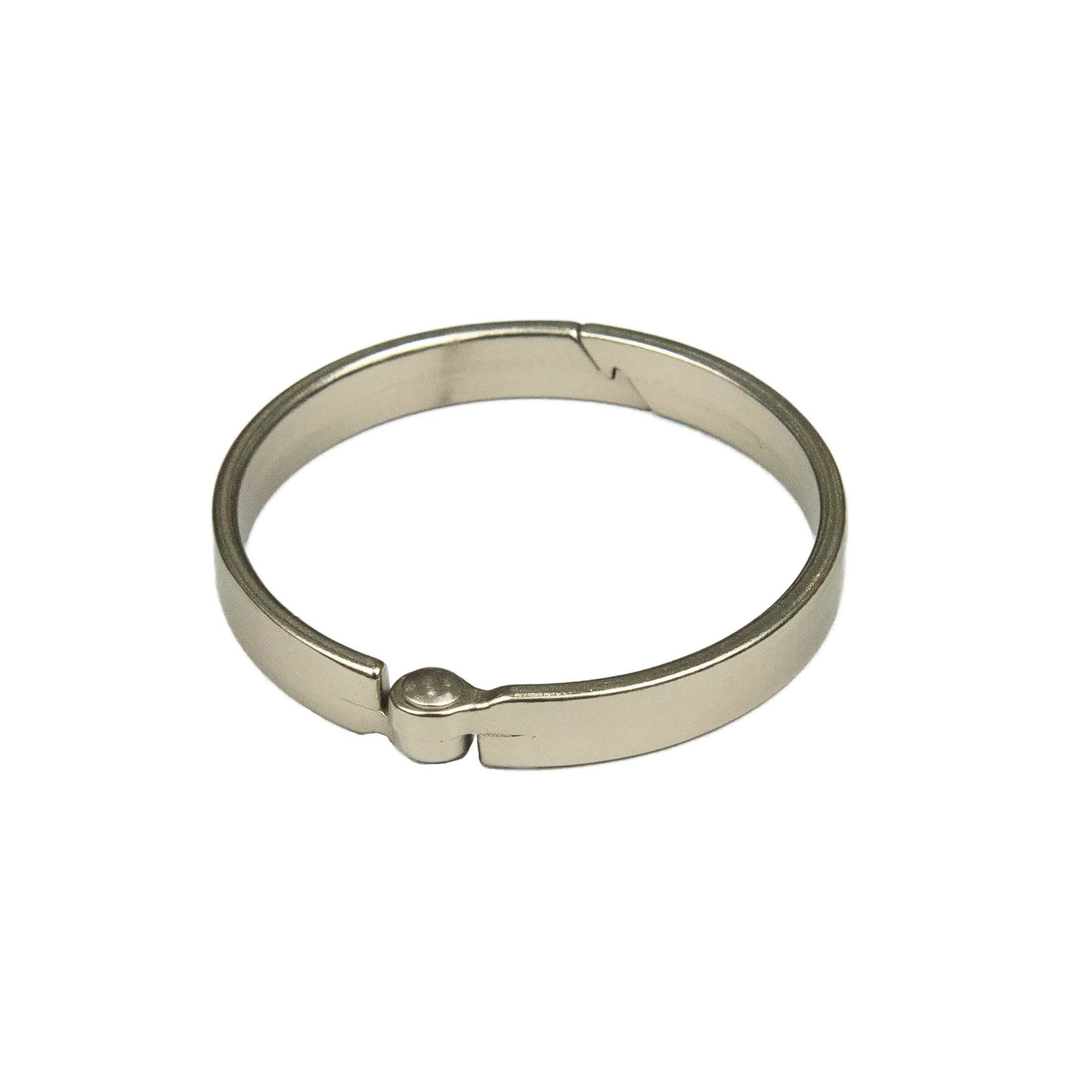 slide 4 of 4, allen + roth Brushed Nickel Aluminum Single Shower Curtain Rings 12 -Pack, 1 ct