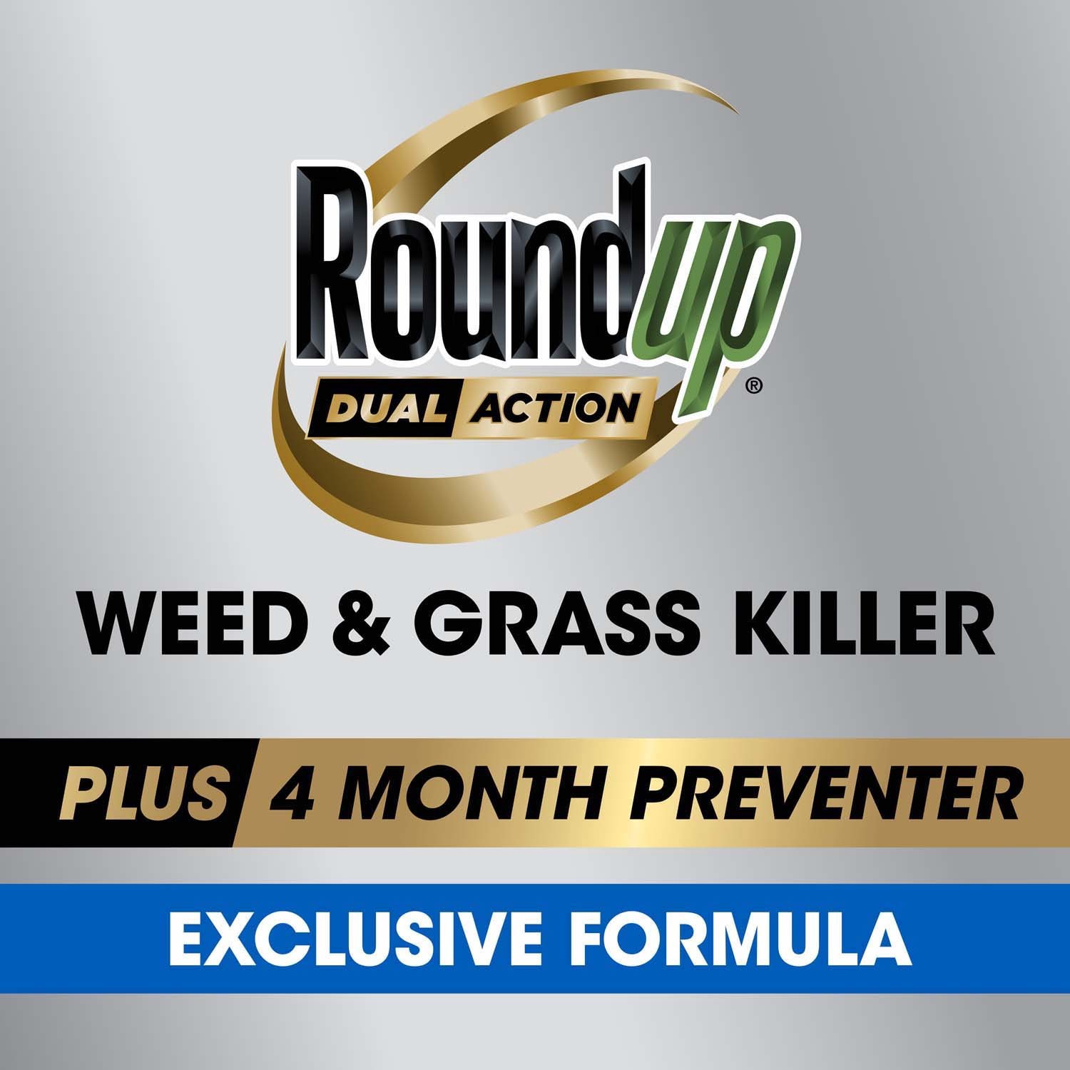 slide 4 of 6, Roundup Dual Action Plus 4 Month Preventer 1 -Gallon Trigger spray Weed and Grass Killer, 1 ct