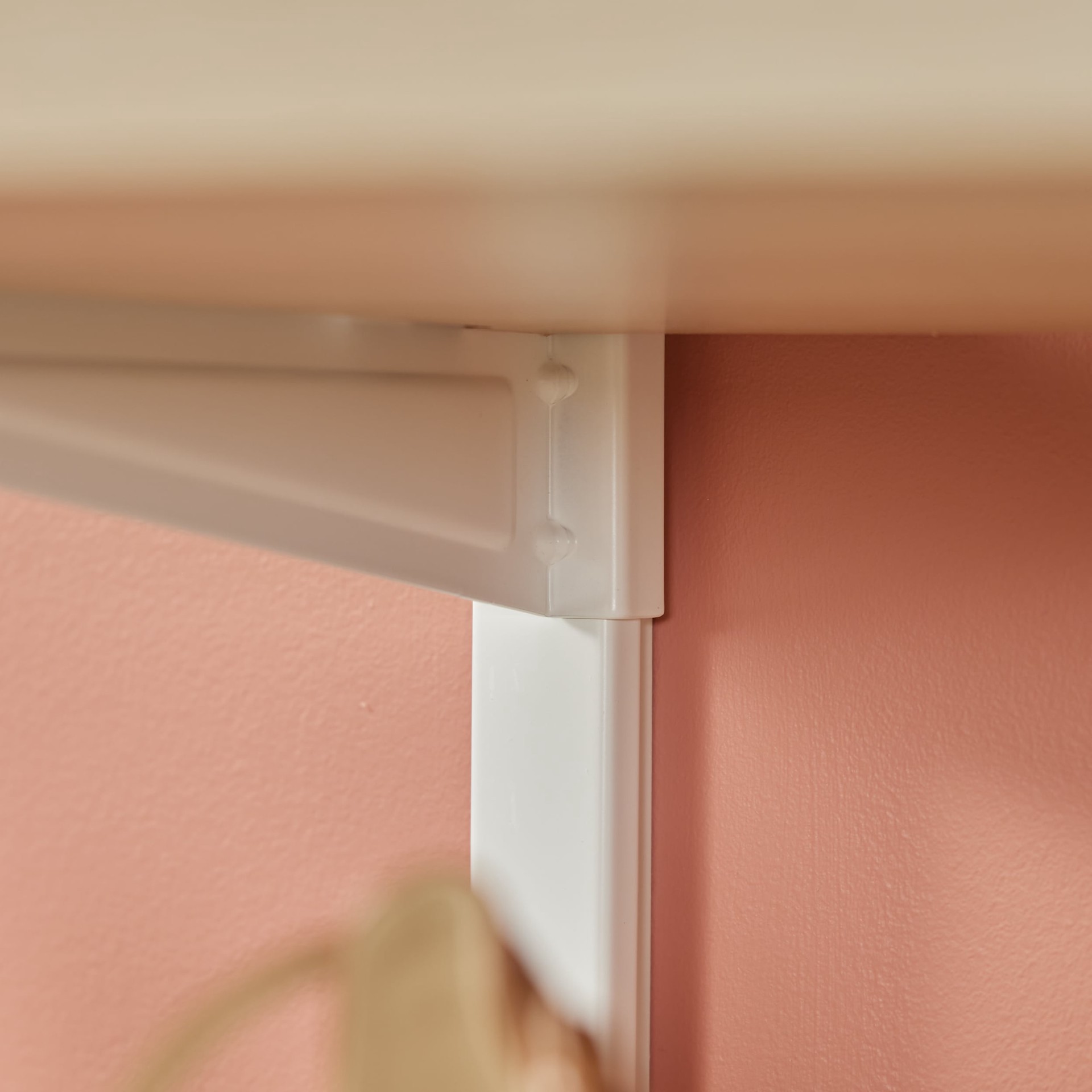 slide 3 of 6, Origin 21 Edda 23.78-in x 16.46-in D Natural Oak Solid Shelving Wood closet shelf kit, 1 ct