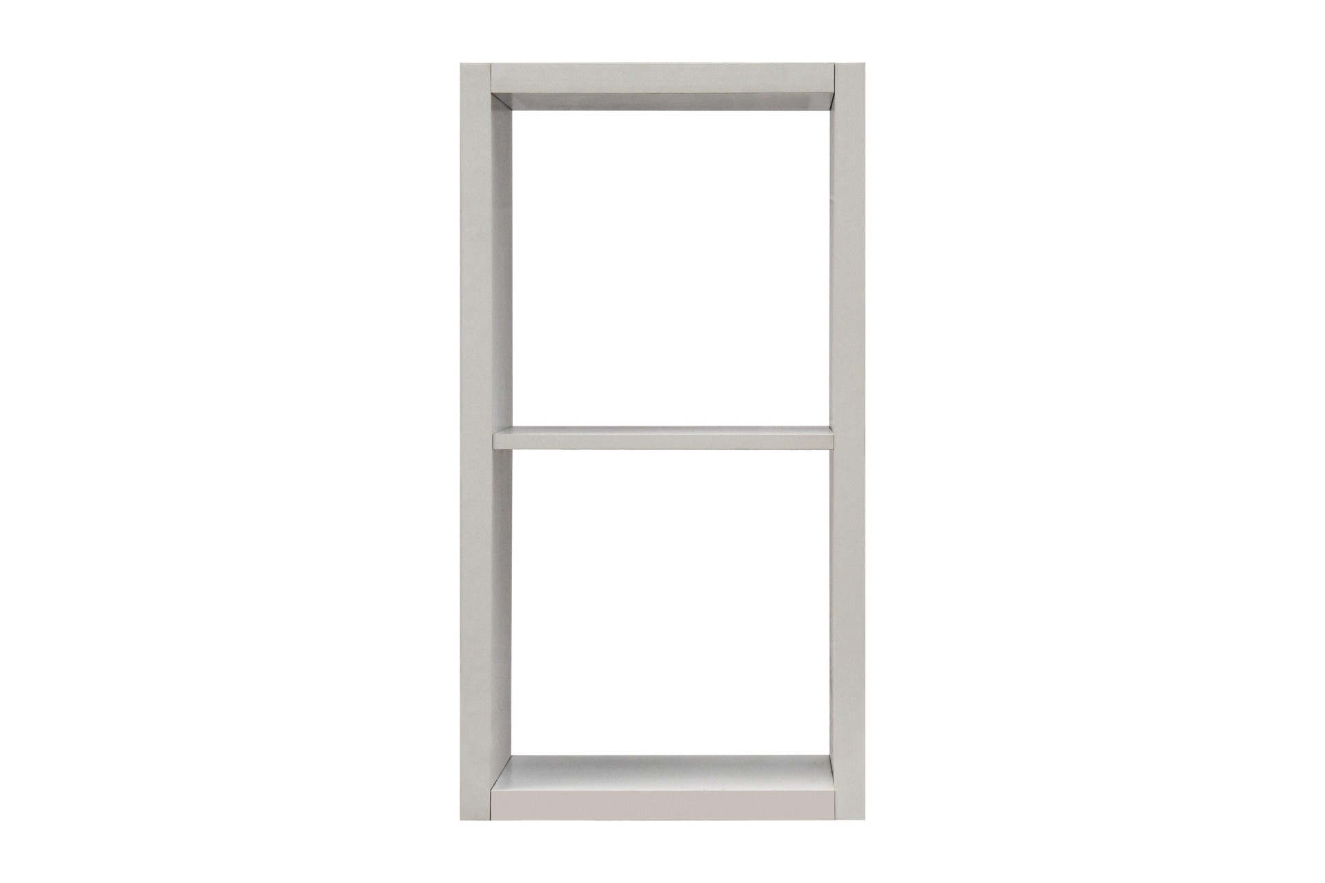 slide 5 of 6, allen + roth 30-in H x 15.87-in W x 13.5-in D White Stackable Wood laminate 2 Cube organizer, 1 ct