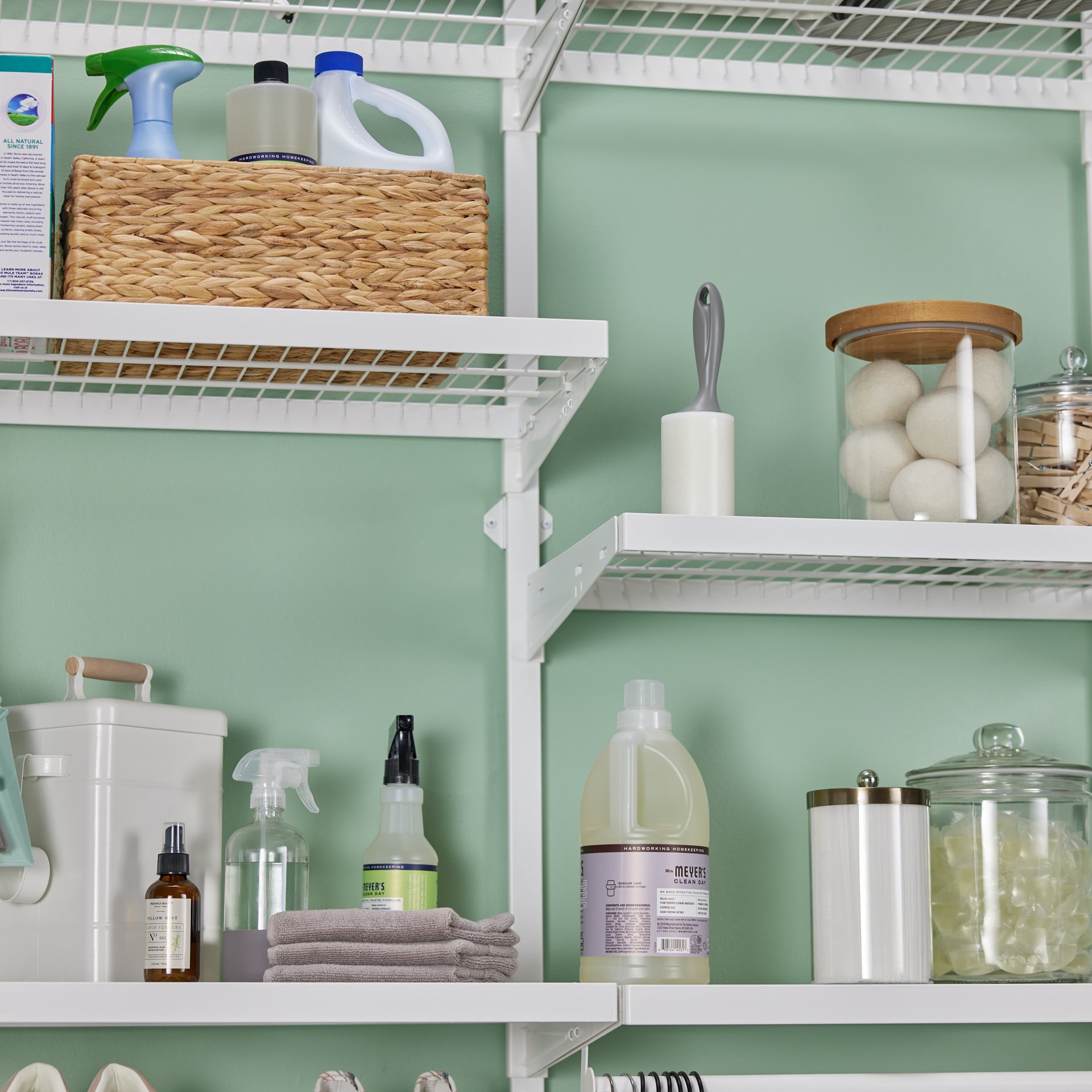 slide 6 of 6, Origin 21 Edda 23.78-in x 3.31-in x 16.46-in White Shelf kit, 1 ct