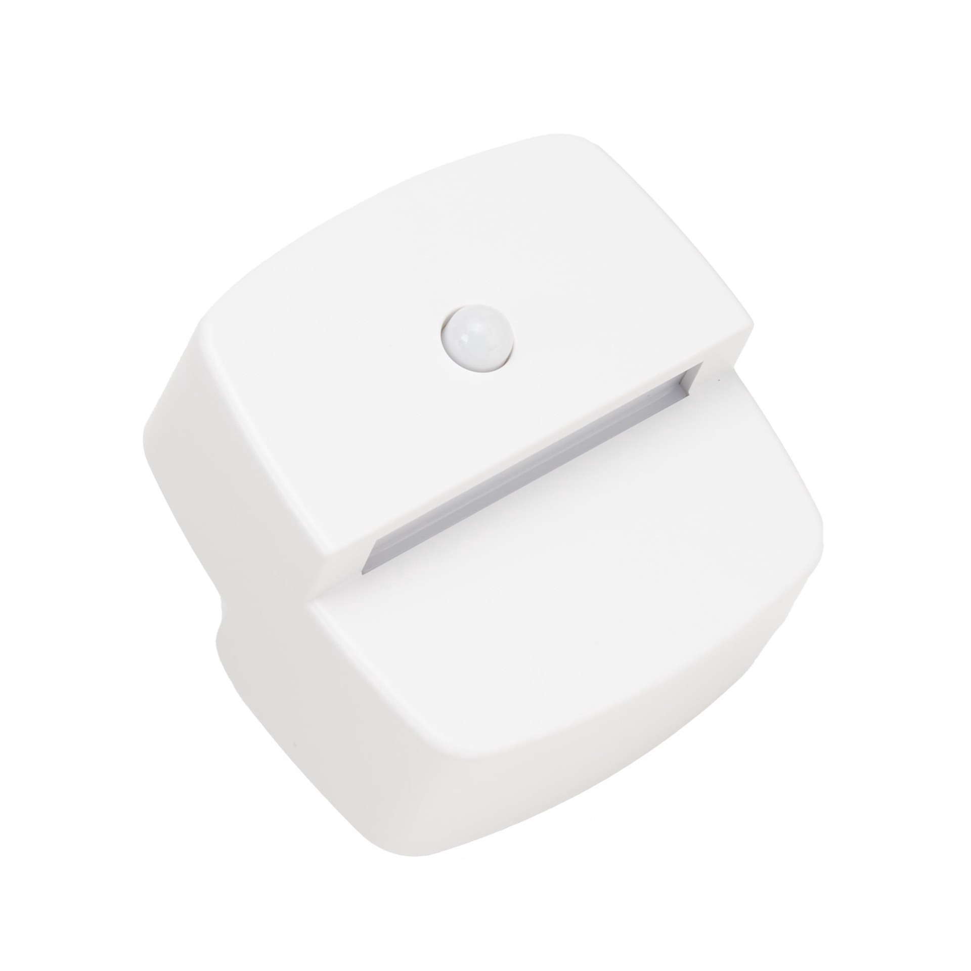 slide 4 of 6, Utilitech White LED Motion Sensor Auto On/Off Night Light, 1 ct