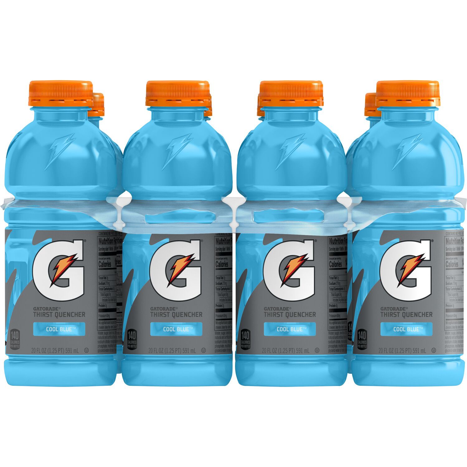 slide 4 of 4, Gatorade 8 -Pack 160-fl oz Cool Blue, 1 ct