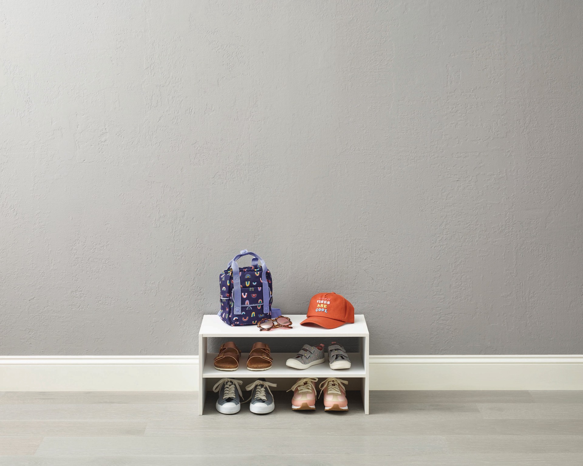slide 2 of 6, Style Selections 11.63-in H x 24-in W x 11.63-in D White Stackable Wood laminate Cube organizer, 1 ct