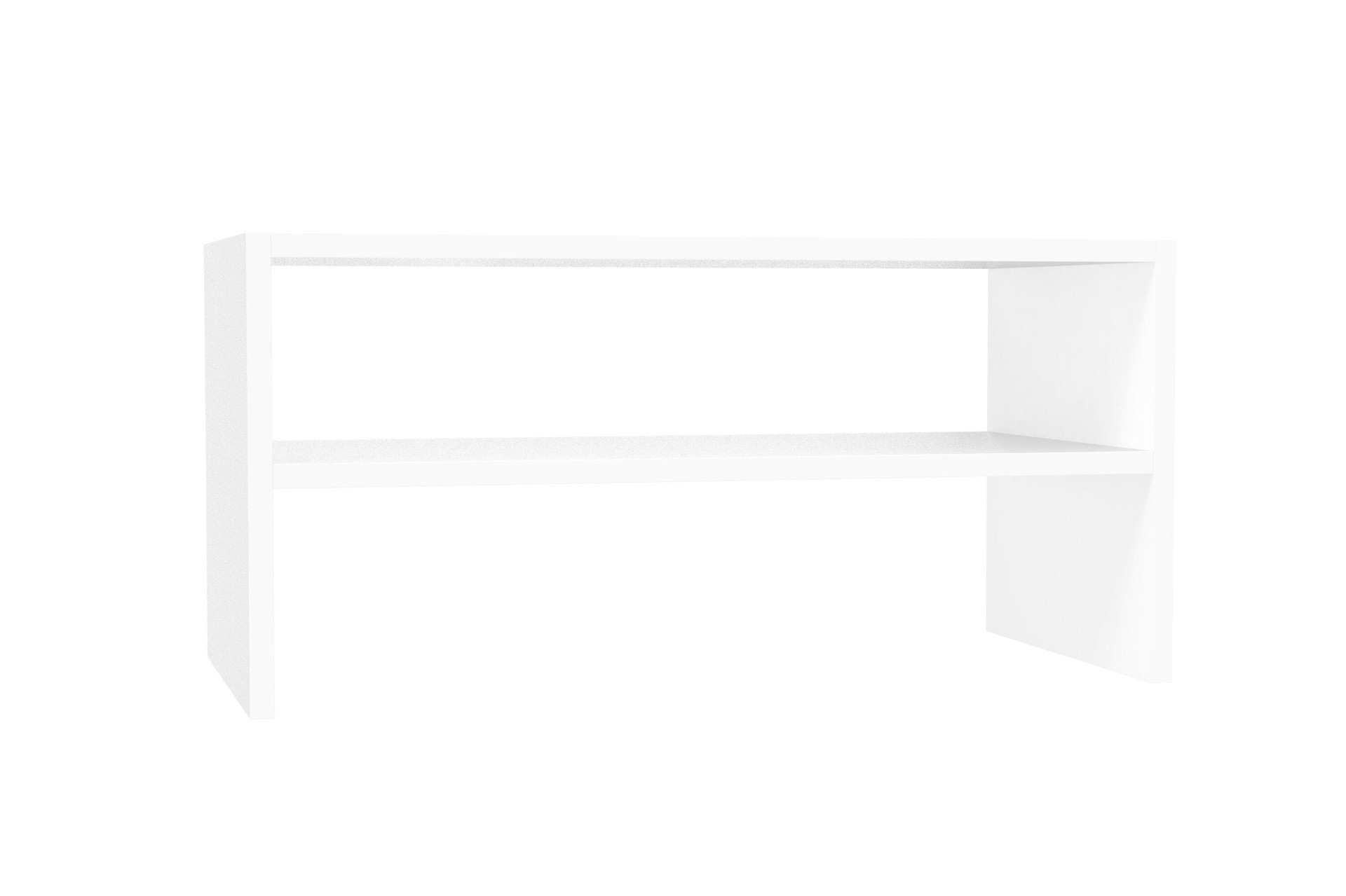 slide 1 of 6, Style Selections 11.63-in H x 24-in W x 11.63-in D White Stackable Wood laminate Cube organizer, 1 ct