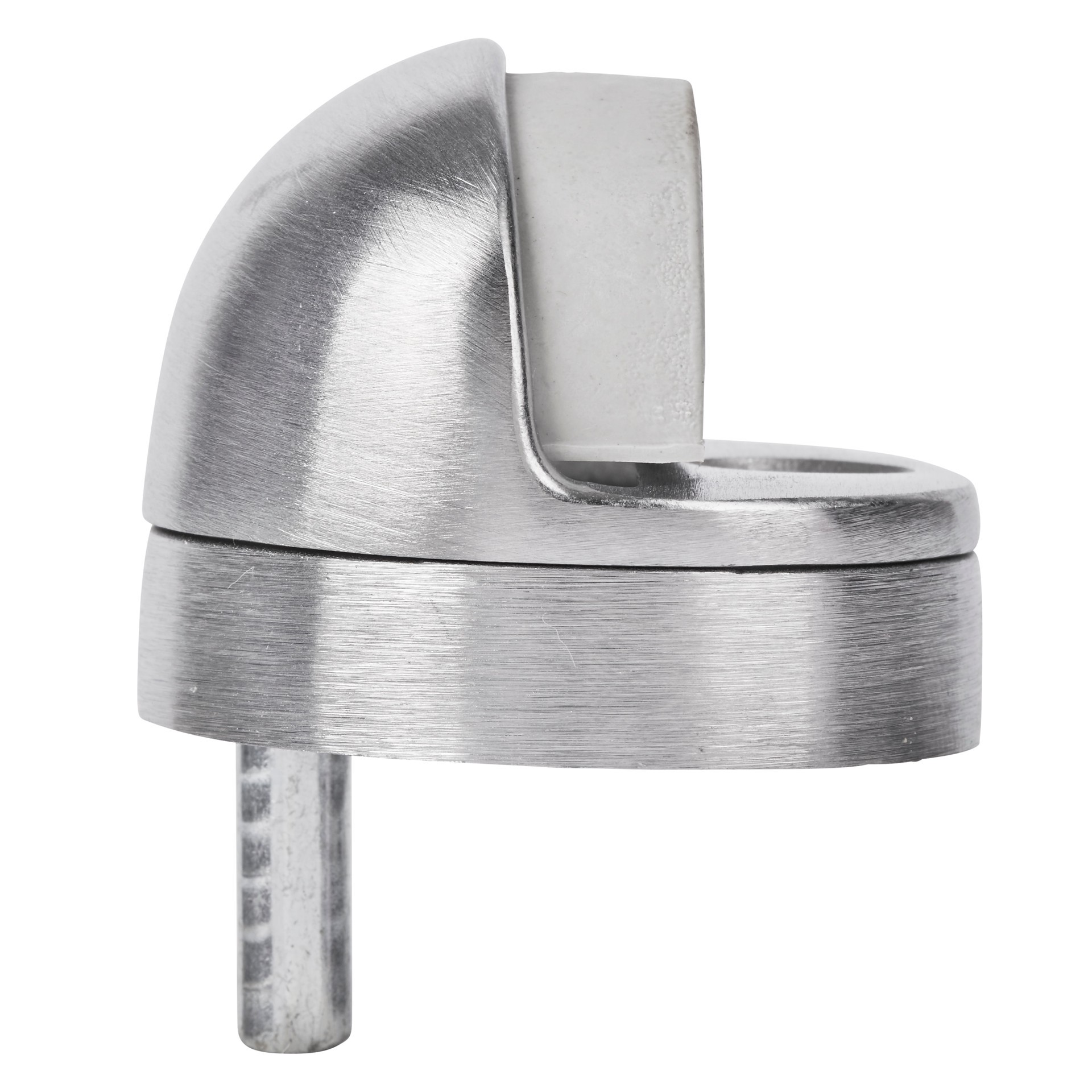 slide 3 of 6, BRINKS COMMERCIAL 1-3/4-in Satin chrome Dome bumper Door Stop, 1 ct