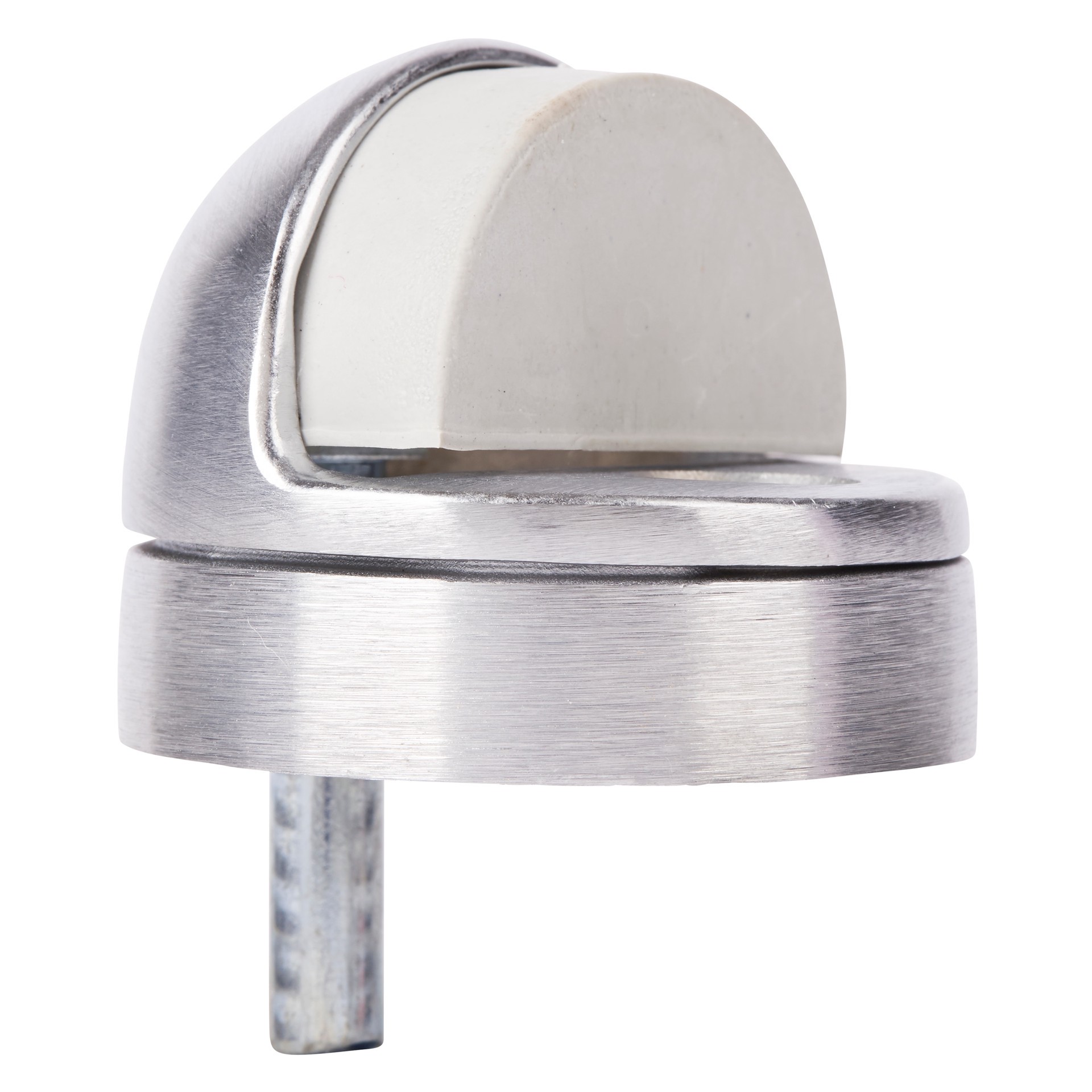 slide 6 of 6, BRINKS COMMERCIAL 1-3/4-in Satin chrome Dome bumper Door Stop, 1 ct