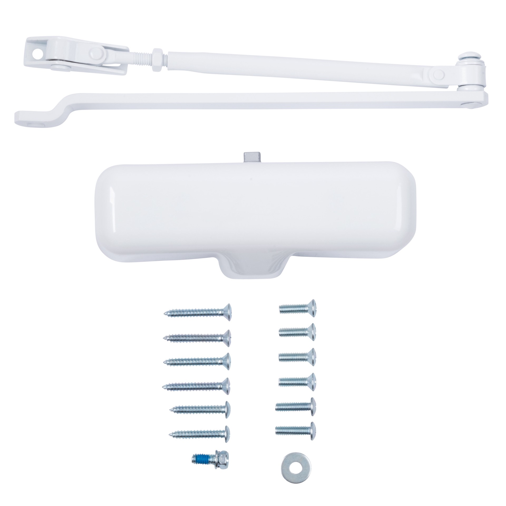 slide 5 of 6, BRINKS COMMERCIAL Heavy Duty White Residential Door Closer, 1 ct