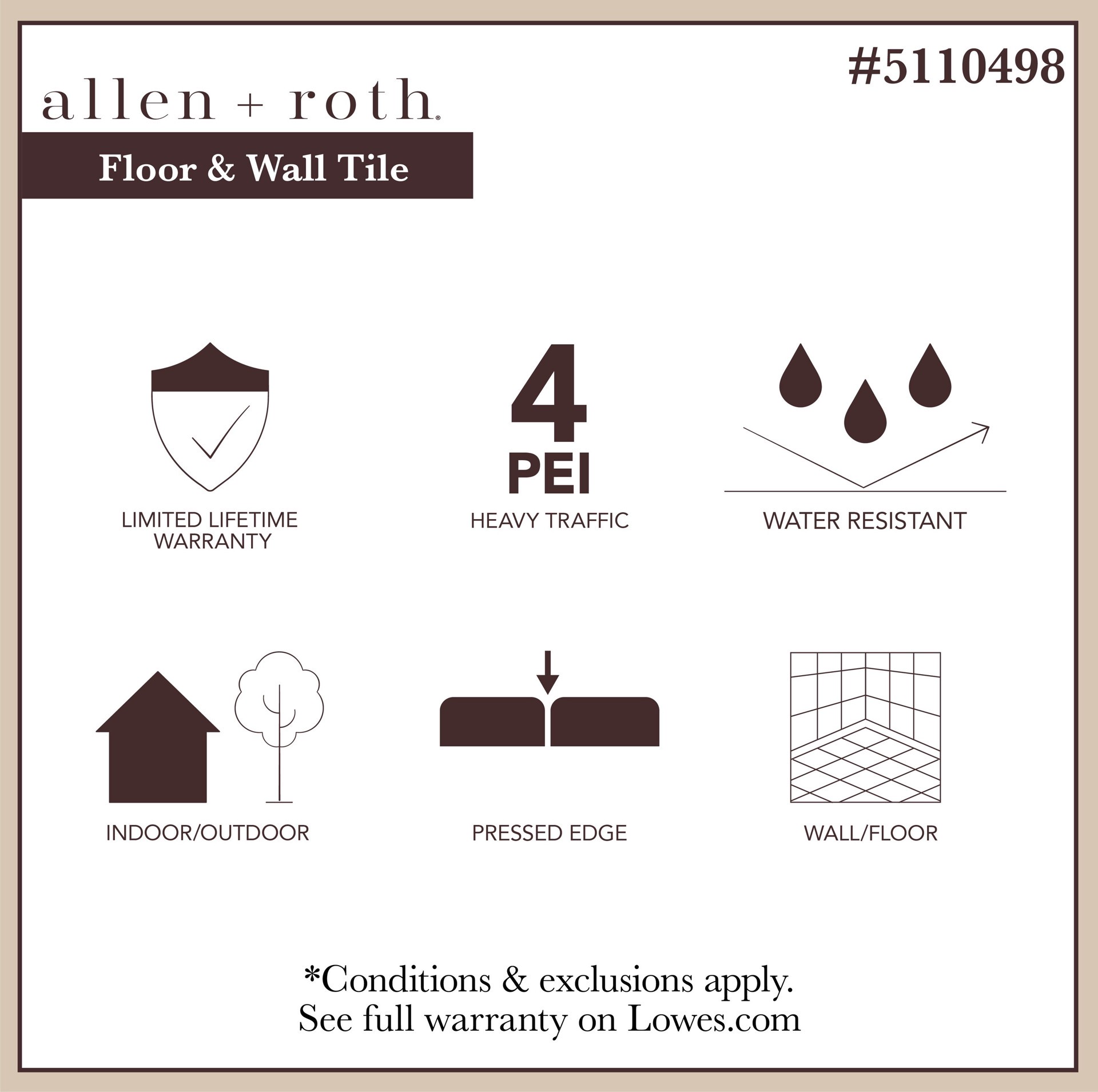 slide 2 of 6, allen + roth Maui Honey 8-in x 32-in Matte Porcelain Wood Look Floor and Wall Tile ( 1.71-sq ft Piece ), 1 ct