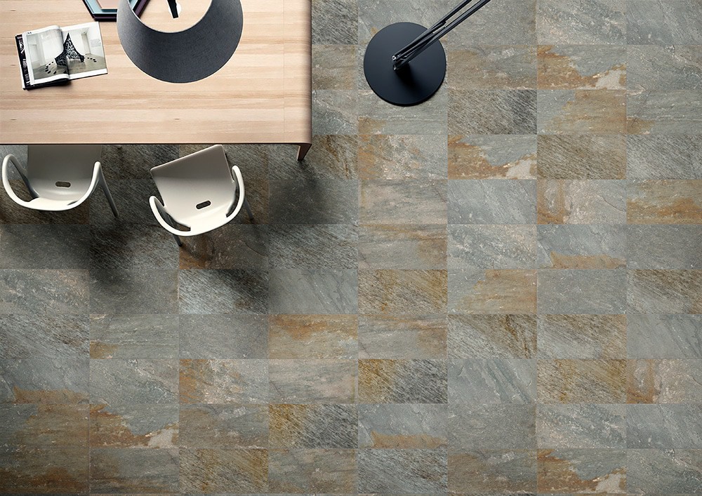 slide 6 of 6, allen + roth Quartziti Sunset 12-in x 24-in Matte Porcelain Floor and Wall Tile ( 1.92-sq ft Piece ), 1 ct