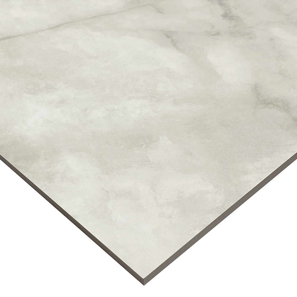 slide 3 of 6, allen + roth Moon Light Grey 12-in x 24-in Polished Porcelain Floor and Wall Tile ( 1.93-sq ft Piece ), 1 ct