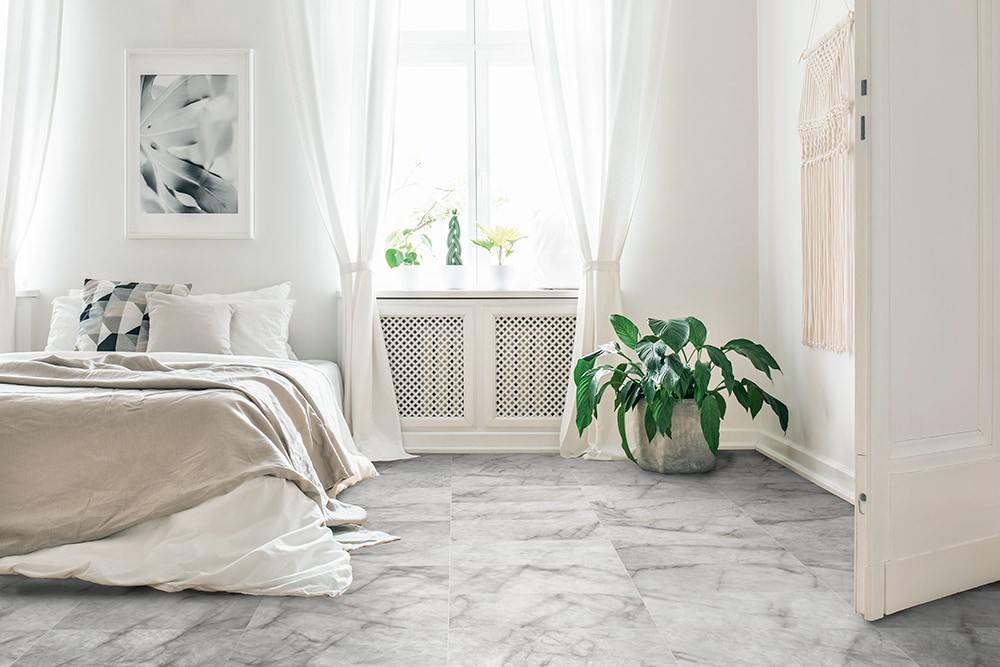 slide 6 of 6, allen + roth Moon Light Grey 12-in x 24-in Polished Porcelain Floor and Wall Tile ( 1.93-sq ft Piece ), 1 ct