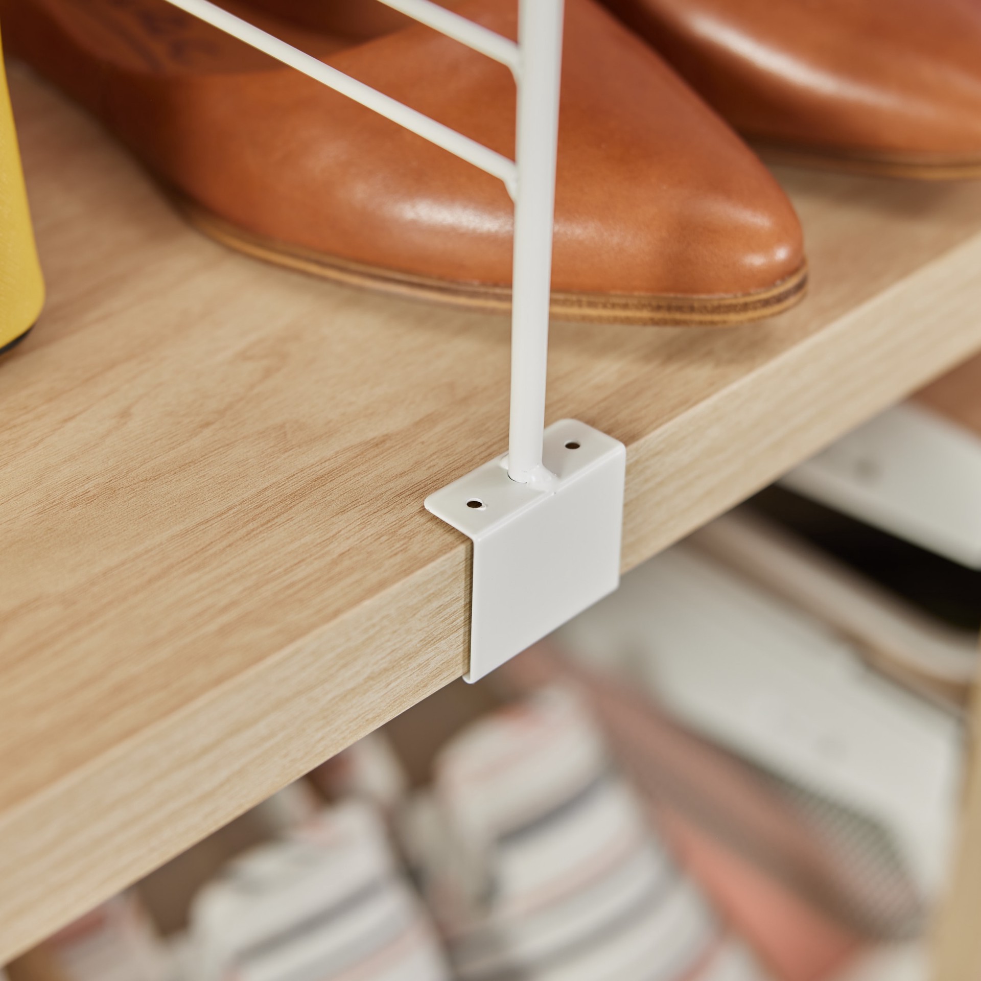 slide 2 of 6, Origin 21 Edda 1.57-in x 8-in x 15.96-in White Shelf divider, 1 ct