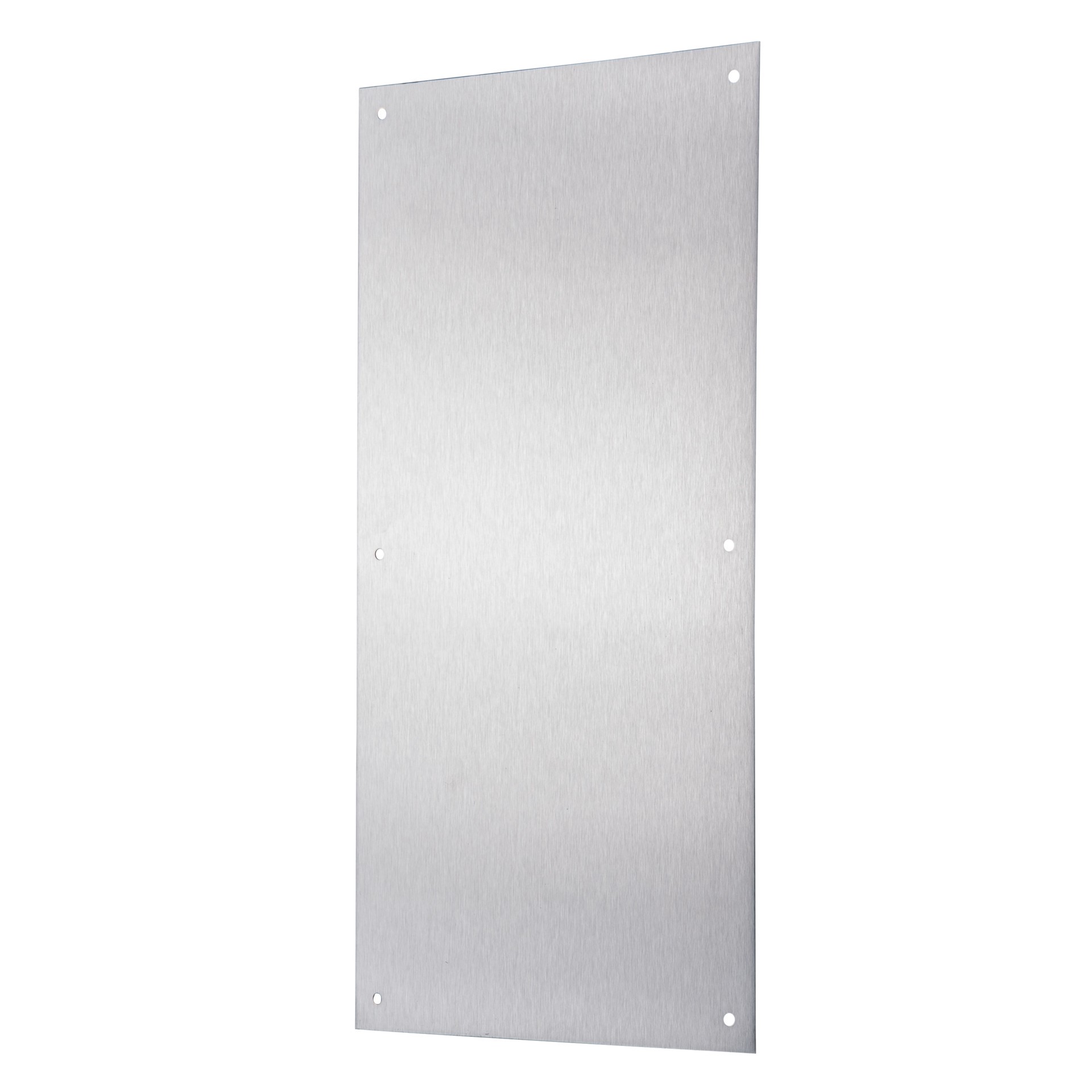 slide 3 of 6, BRINKS COMMERCIAL Industrial Duty Commercial 8-in W x 16-in H Stainless steel Push plate, 1 ct