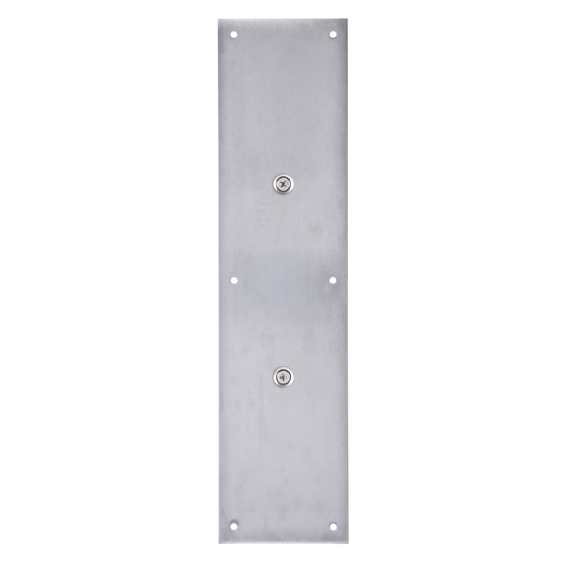 slide 4 of 6, BRINKS COMMERCIAL Industrial Duty Commercial 4-in W x 16-in H Stainless steel Pull plate, 1 ct