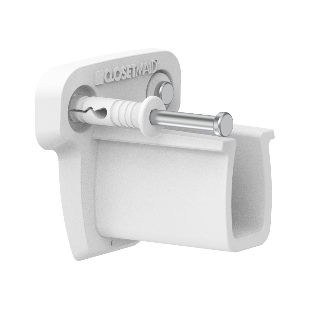 slide 2 of 6, ClosetMaid ProPack 48-Pack White Resin Wire Shelf Hardware, 1 ct