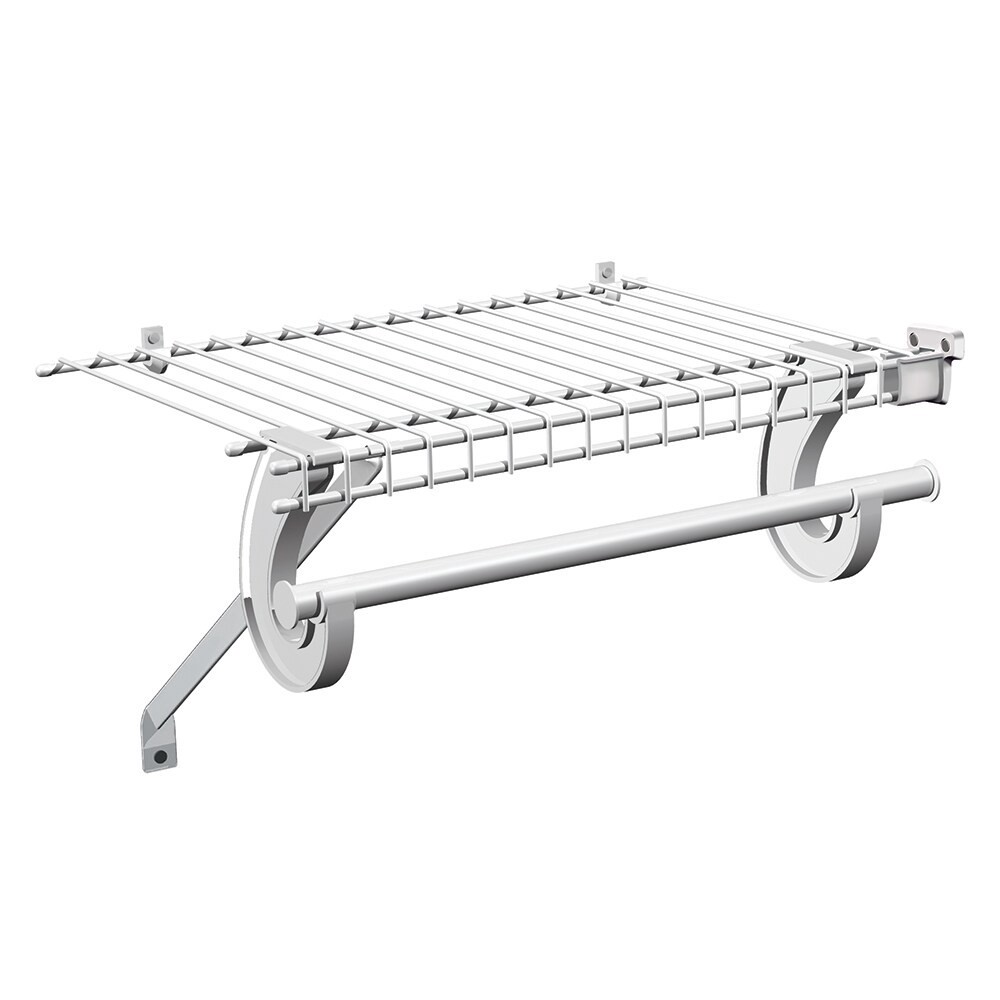 slide 4 of 6, ClosetMaid ProPack 48-Pack White Resin Wire Shelf Hardware, 1 ct