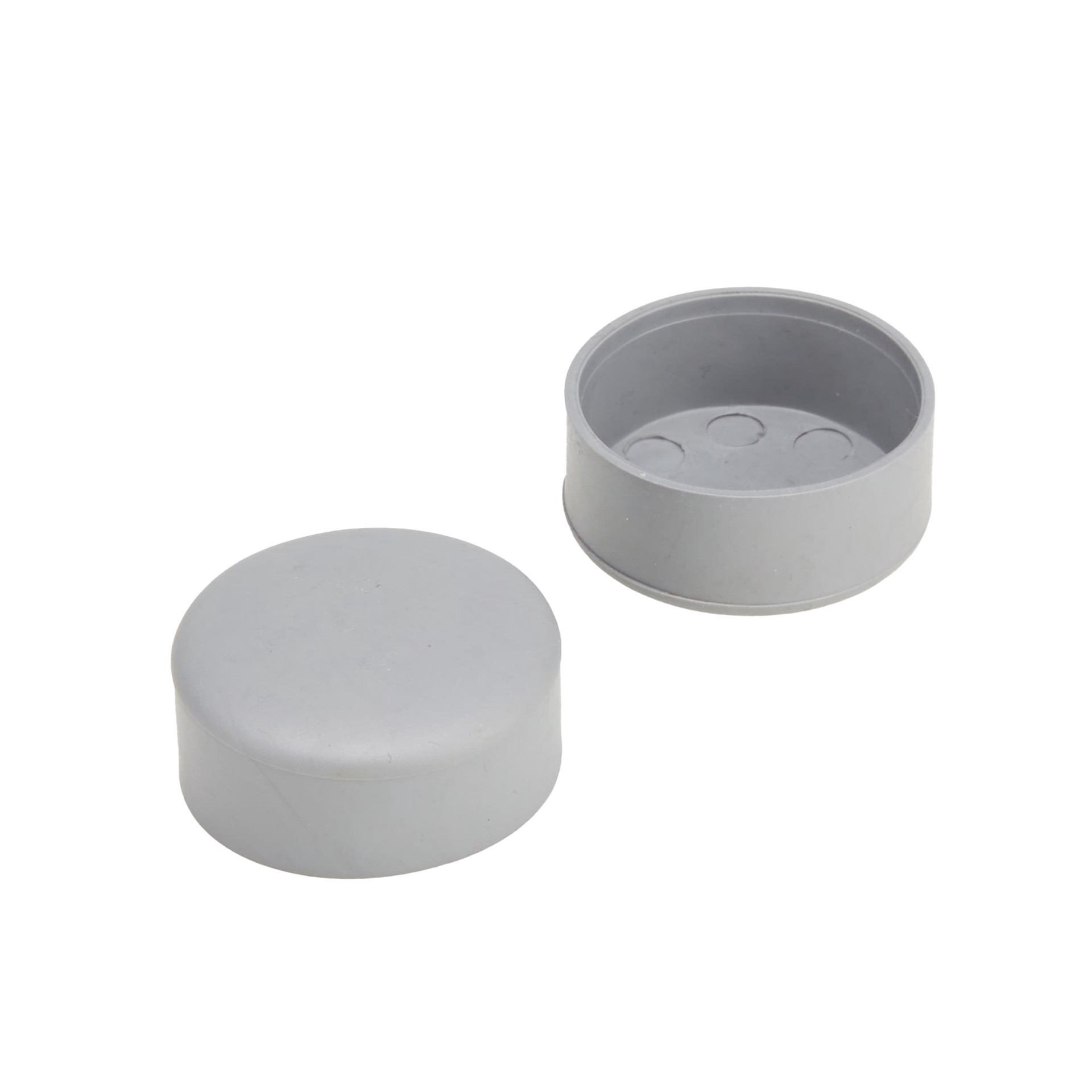 slide 2 of 6, Project Source Closet rod accessories 0.67-in x 1.42-in x 1.42-in Gray Plastic Clothing rod, 1 ct