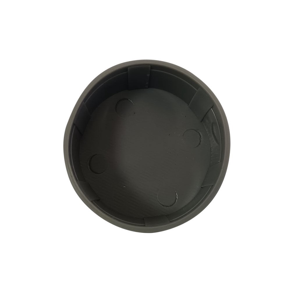 slide 5 of 6, Project Source Closet rod accessories 0.67-in x 1.42-in x 1.42-in Gray Plastic Clothing rod, 1 ct