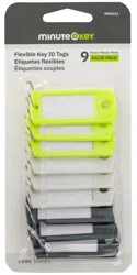 Minute Key 9 -Pack Multicolor ID tag