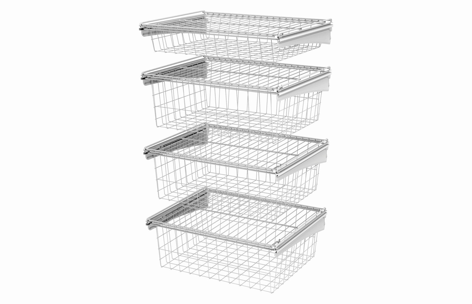slide 6 of 6, ClosetMaid ShelfTrack 21-in x 27-in x 17-in White Wire Drawer unit, 1 ct
