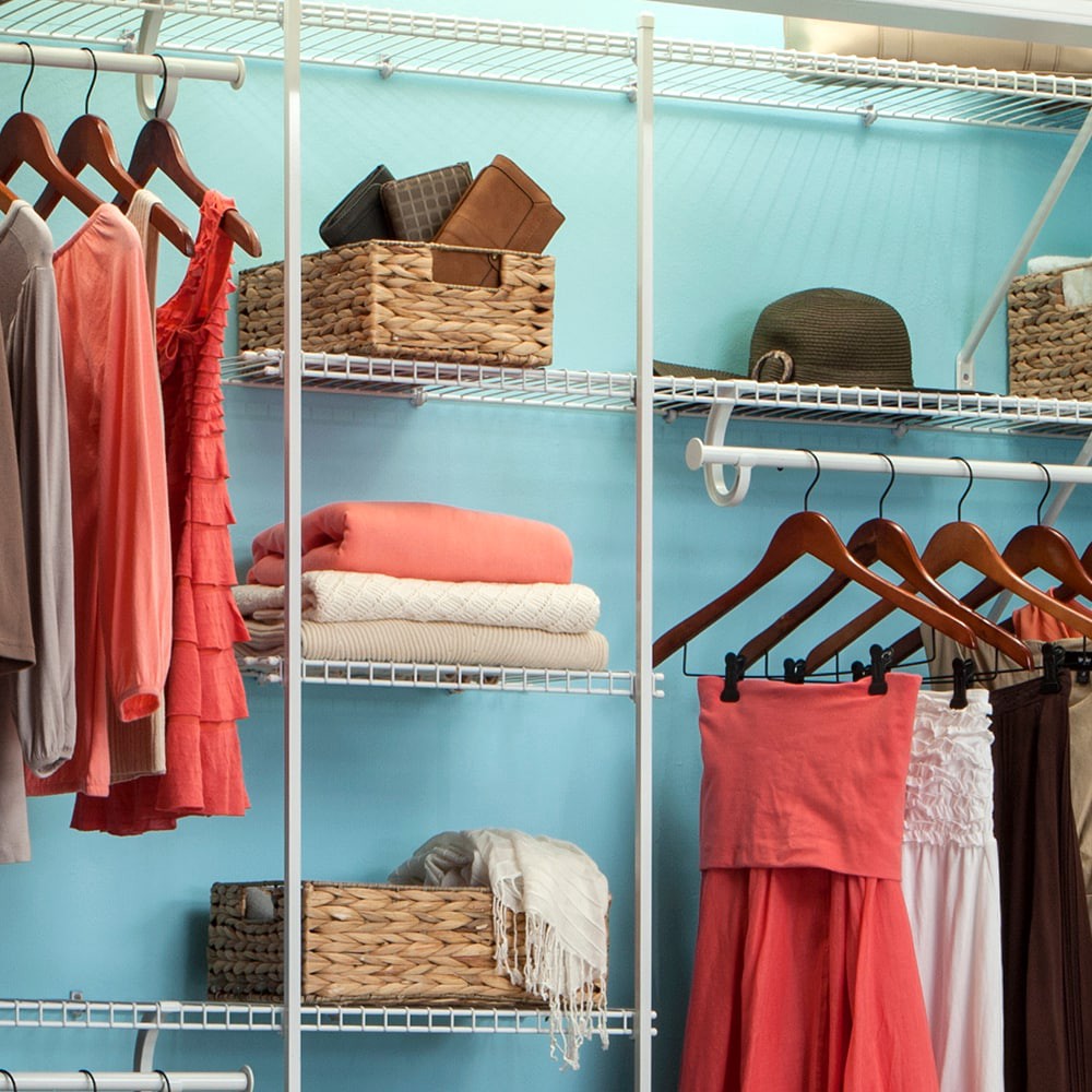 slide 4 of 6, ClosetMaid ProPack 200-Pack White Resin Back Clip, 1 ct