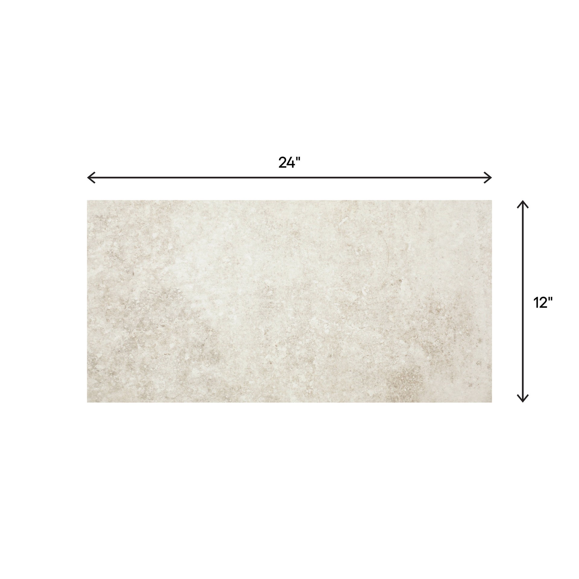 slide 5 of 6, allen + roth Earthy Natural Beige 12-in x 24-in Matte Porcelain Floor and Wall Tile ( 1.95-sq ft Piece ), 1 ct
