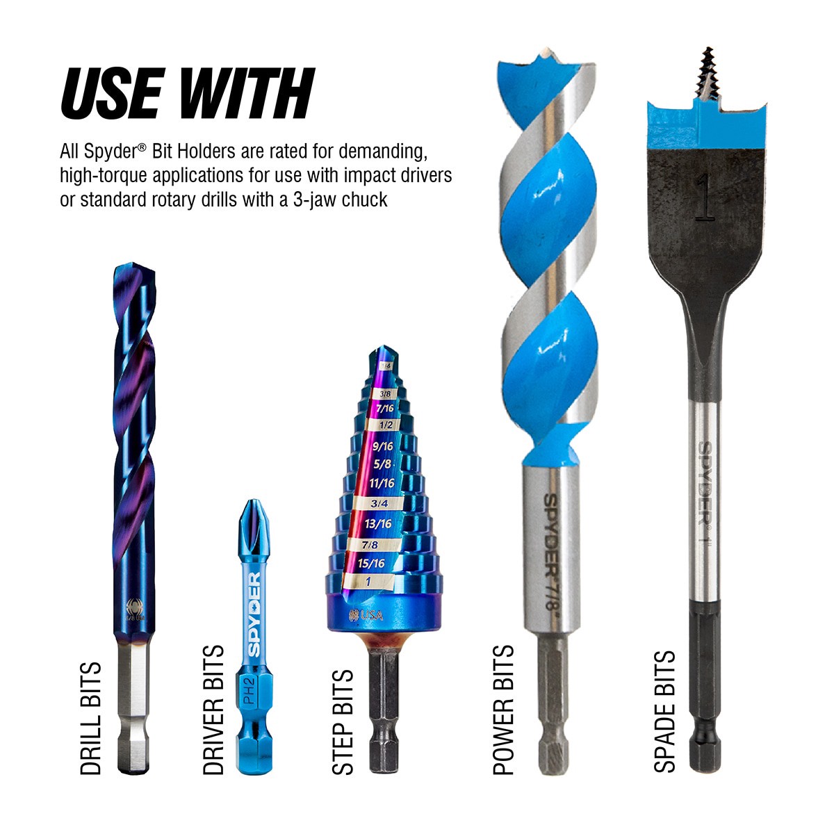 slide 4 of 6, Spyder Impact Bit Extension Individual, 1 ct