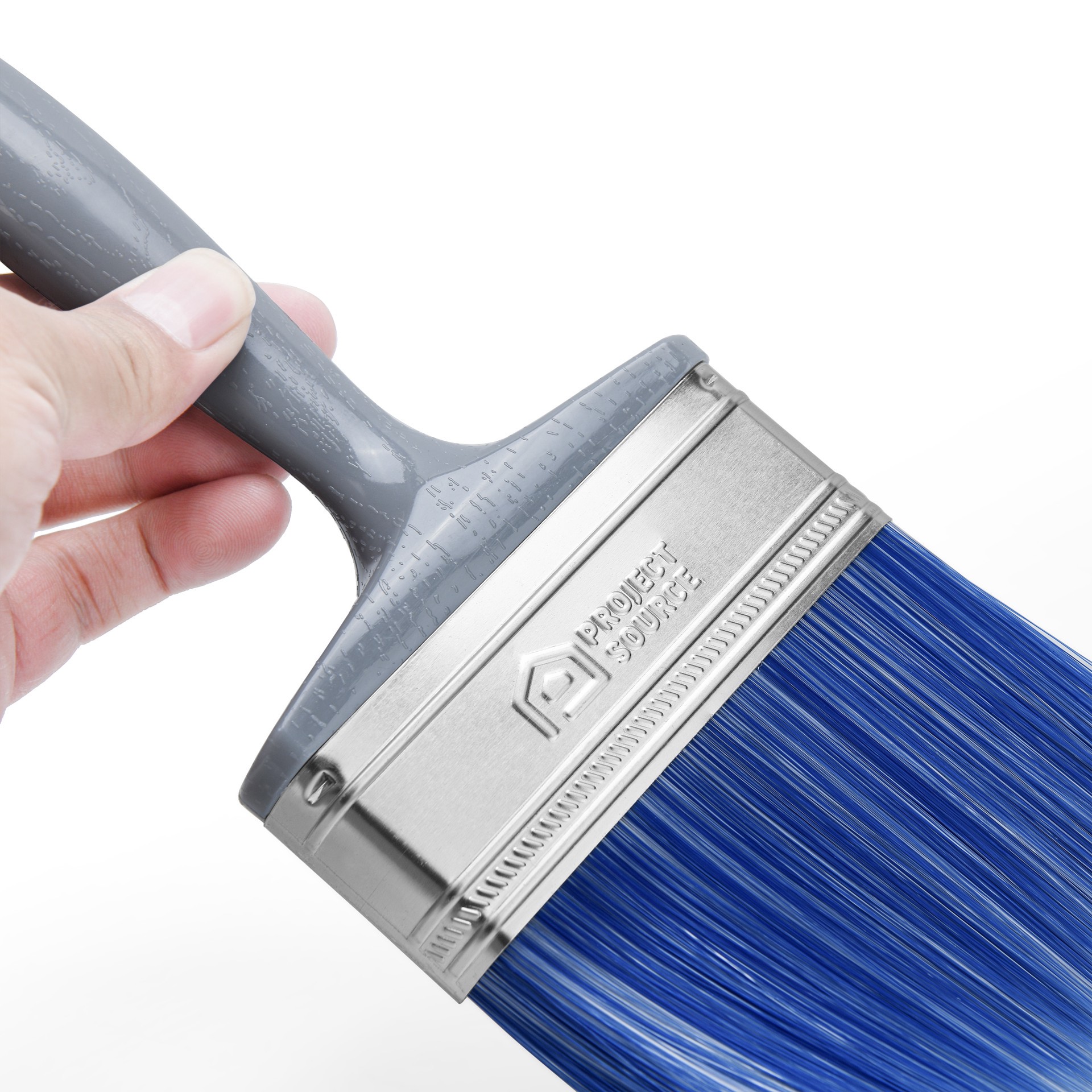 slide 5 of 5, Project Source Good 3-in Reusable Flat Multipurpose Brush, 1 ct