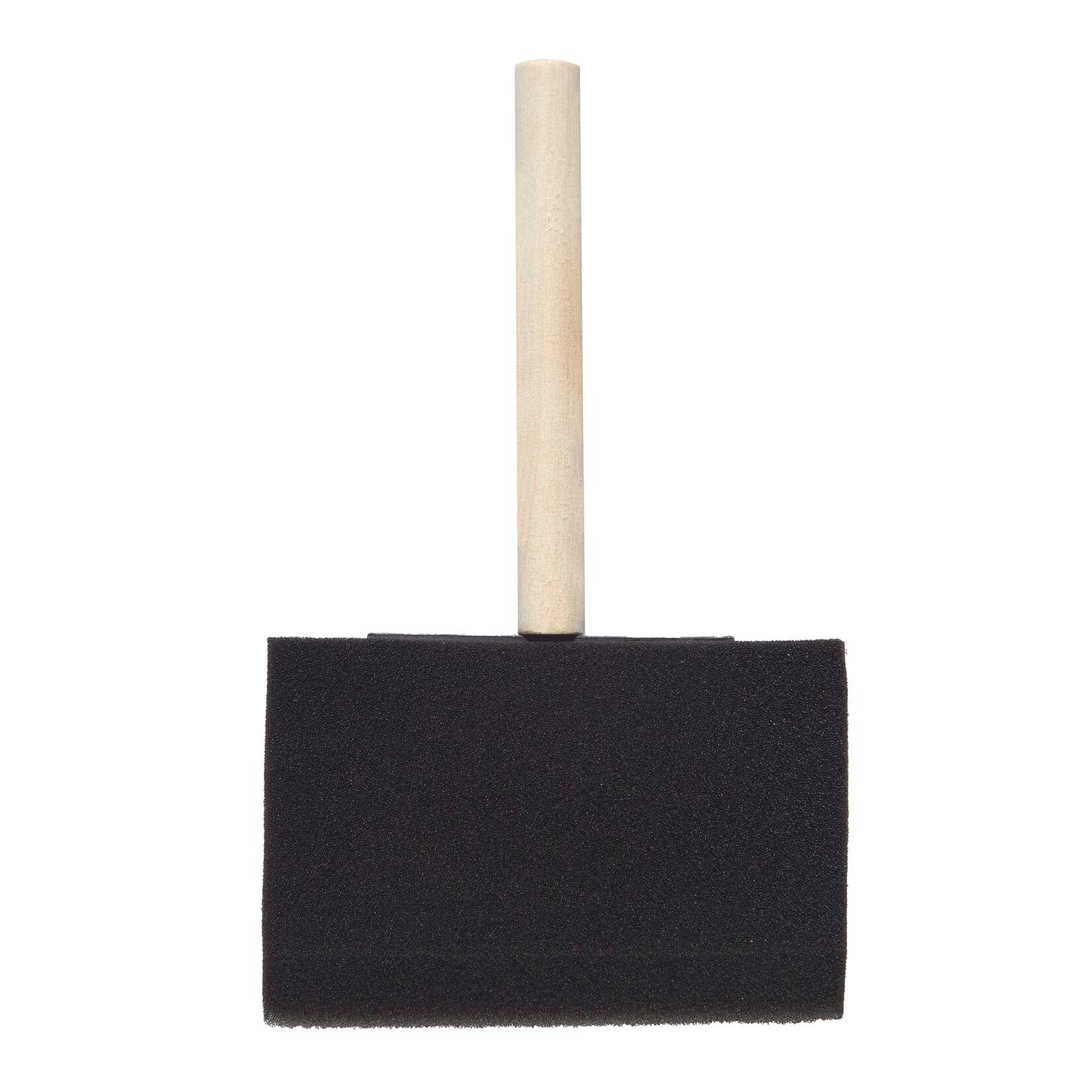 slide 3 of 5, Project Source 4-in Flat Foam Brush, 1 ct