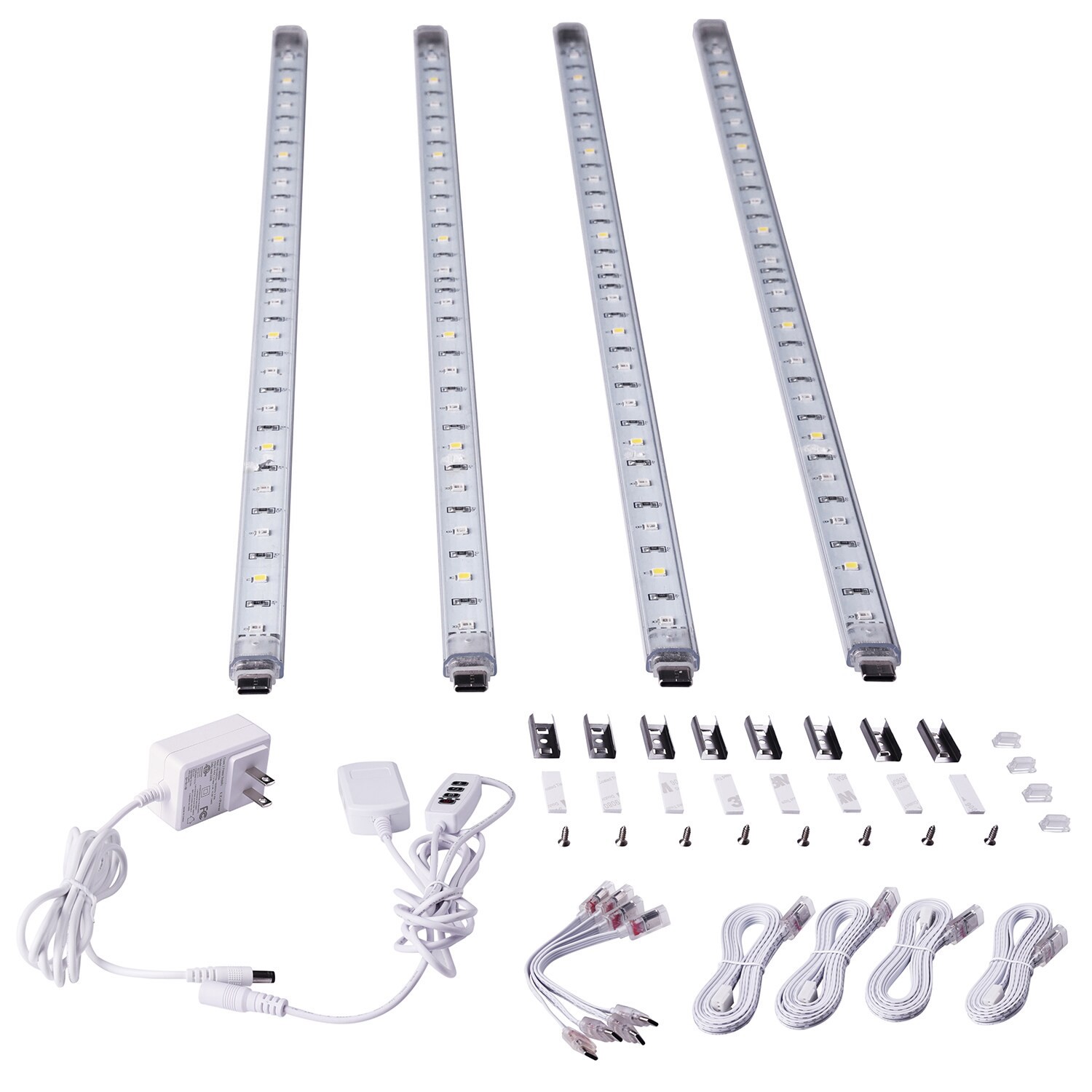 slide 6 of 6, Utilitech 21.65-in 1 -Light White 9 -Watt Full spectrum LED Strip grow light, 1 ct