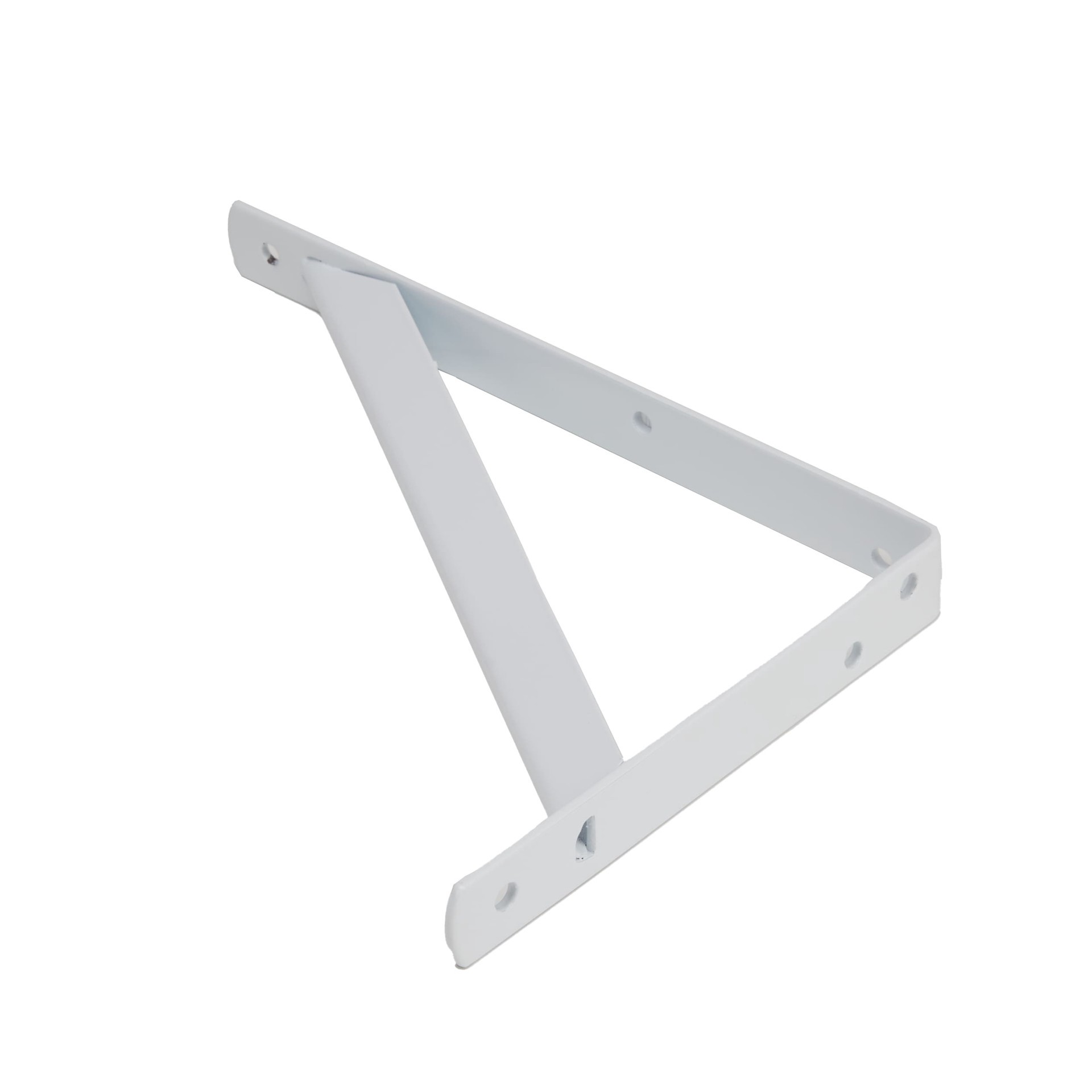 slide 6 of 6, Project Source 11.14-in L x 1.06-in W x 7.95-in D Heavy Duty White Shelf bracket, 1 ct