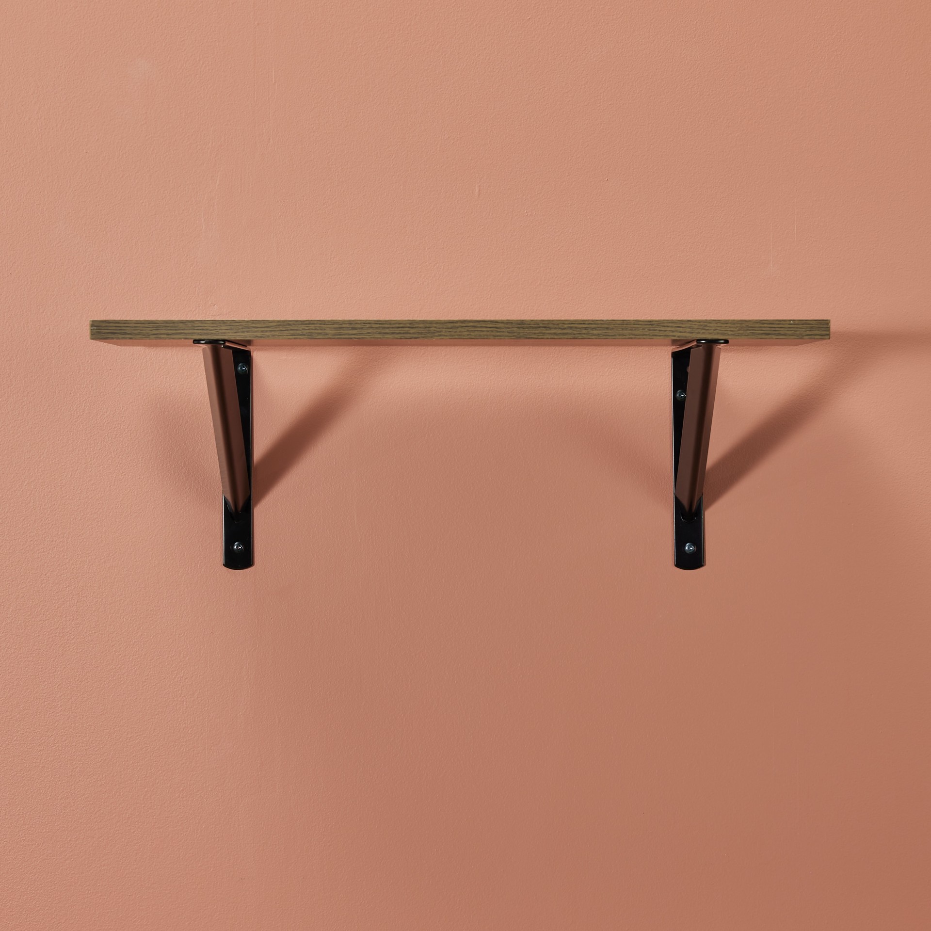 slide 3 of 6, Project Source 11.14-in L x 1.06-in W x 7.95-in D Heavy Duty Black Shelf bracket, 1 ct