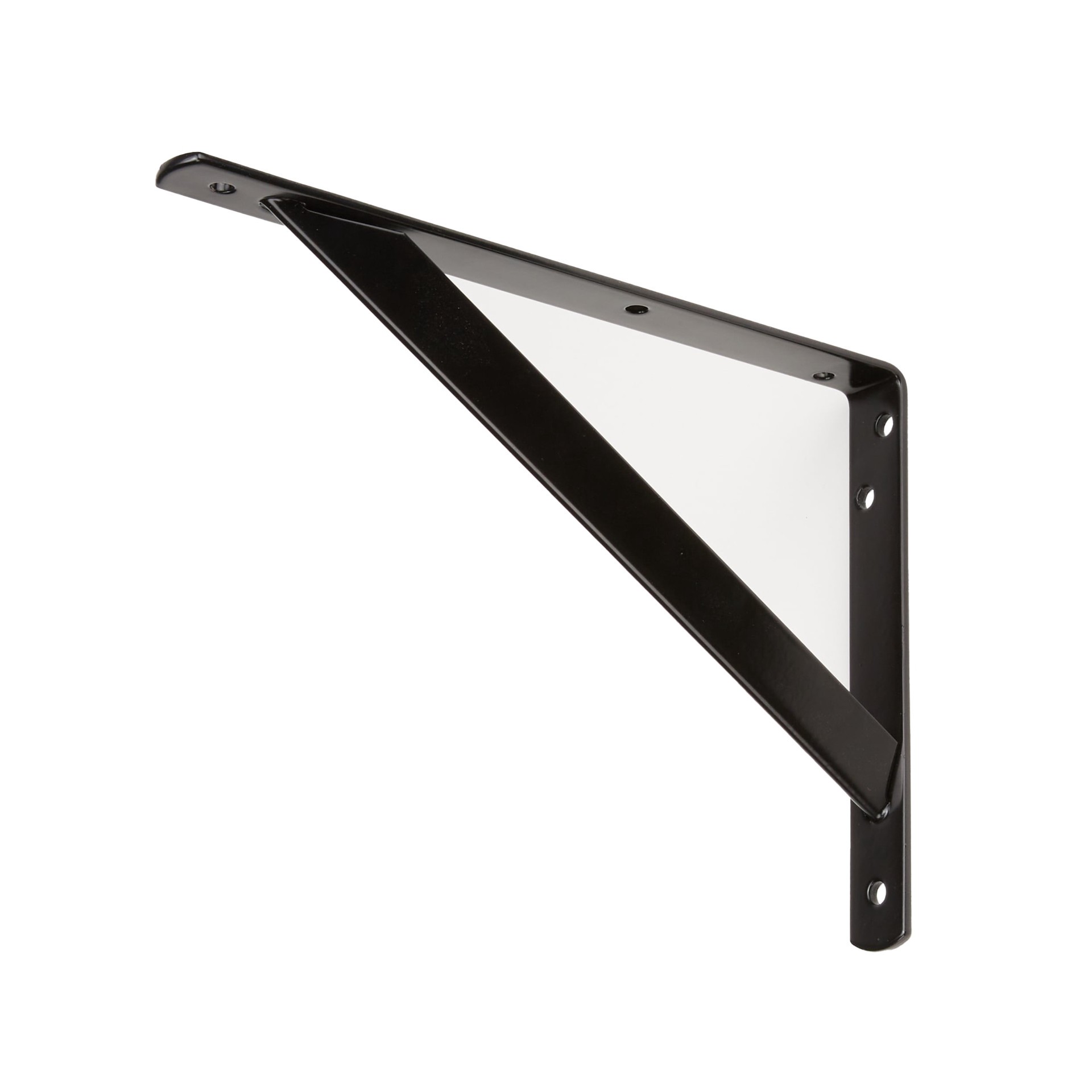 slide 5 of 6, Project Source 11.14-in L x 1.06-in W x 7.95-in D Heavy Duty Black Shelf bracket, 1 ct