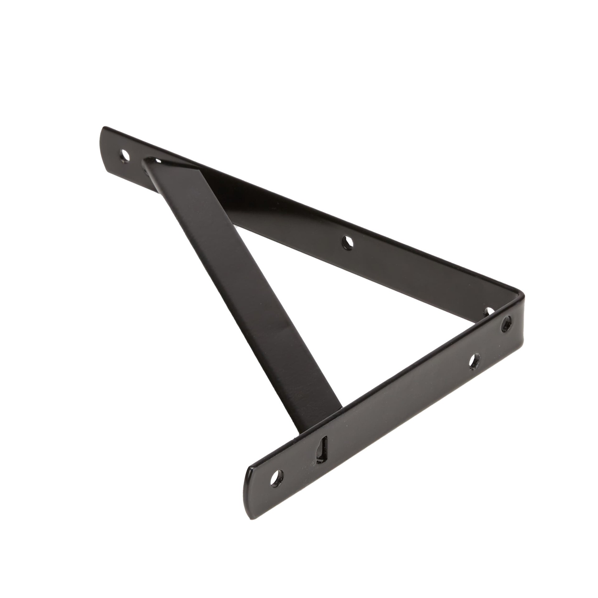slide 6 of 6, Project Source 11.14-in L x 1.06-in W x 7.95-in D Heavy Duty Black Shelf bracket, 1 ct