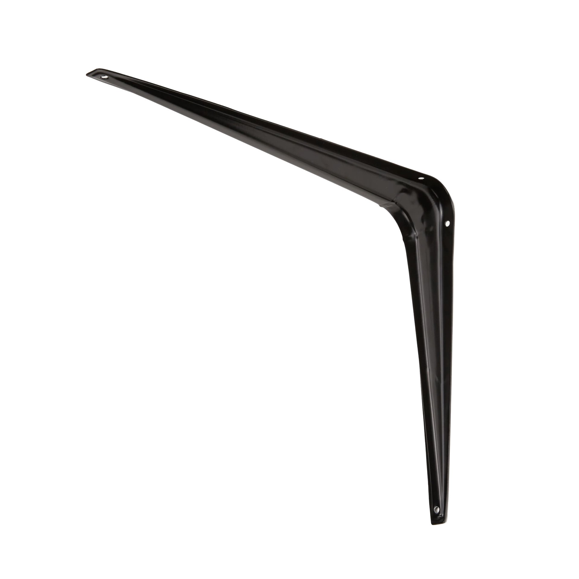 slide 4 of 6, Project Source 11.5-in L x 1.875-in W x 9.05-in D Black Shelf bracket, 1 ct