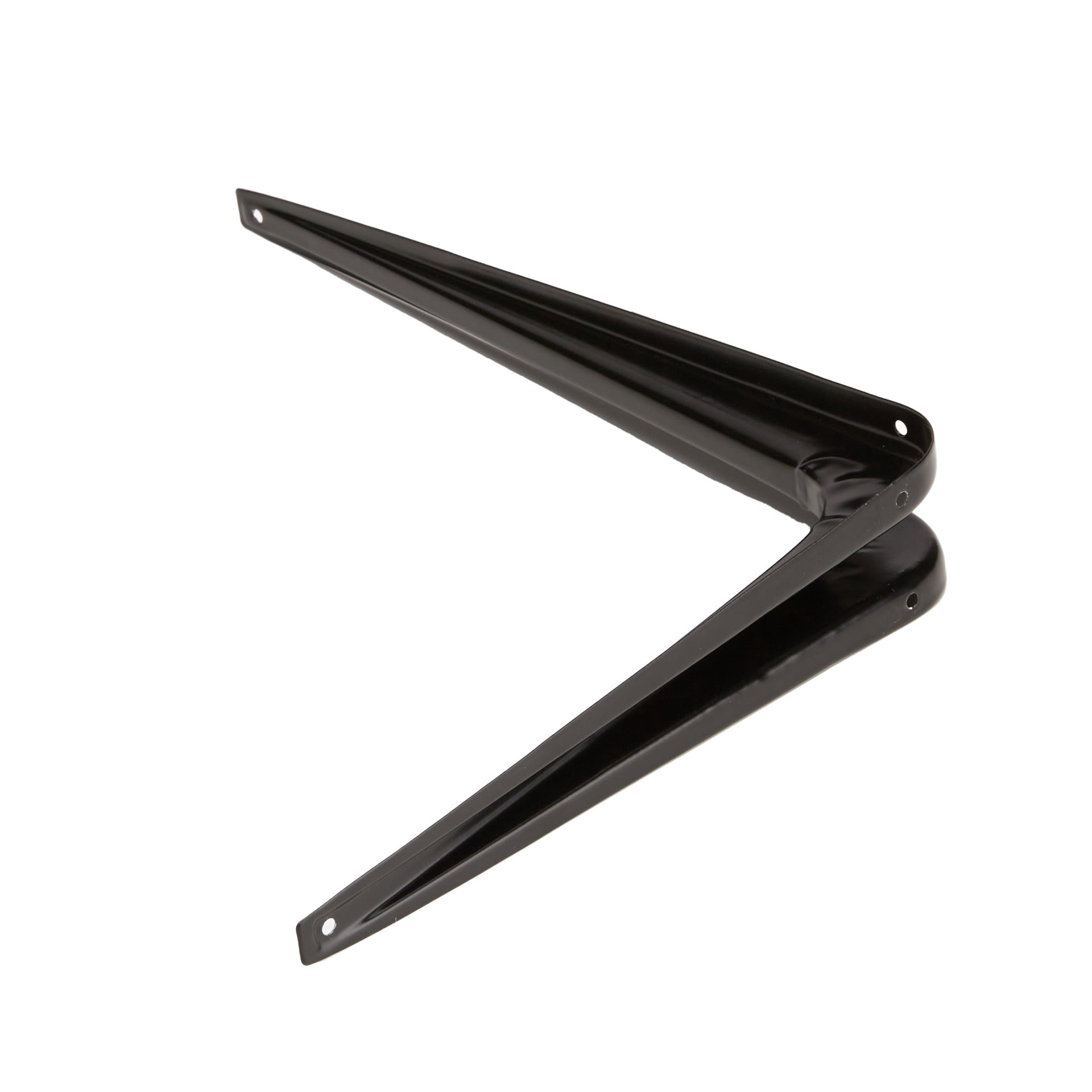 slide 5 of 6, Project Source 11.5-in L x 1.875-in W x 9.05-in D Black Shelf bracket, 1 ct