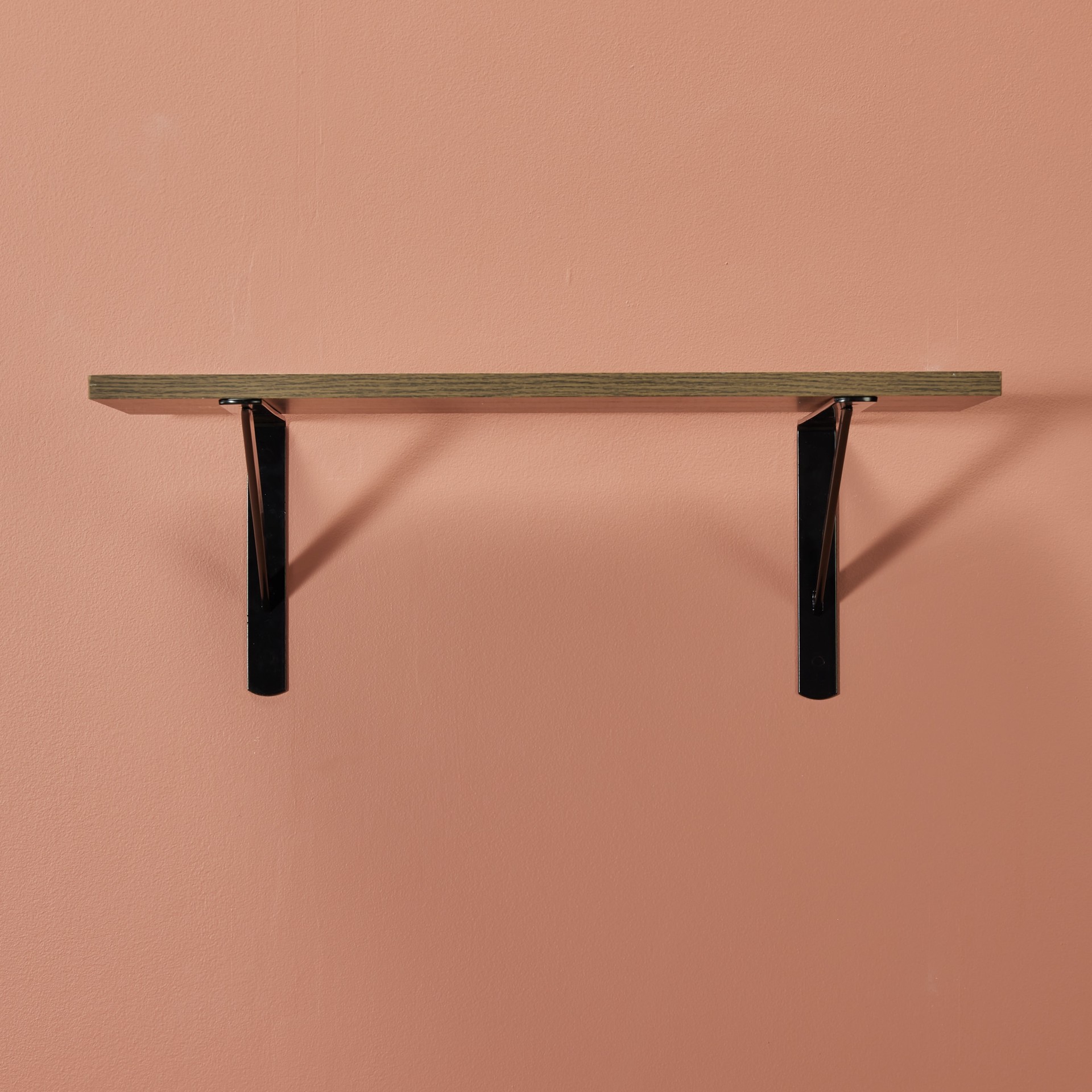 slide 3 of 6, Project Source 19.5-in L x 1.16-in W x 13-in D Heavy Duty Black Shelf bracket, 1 ct