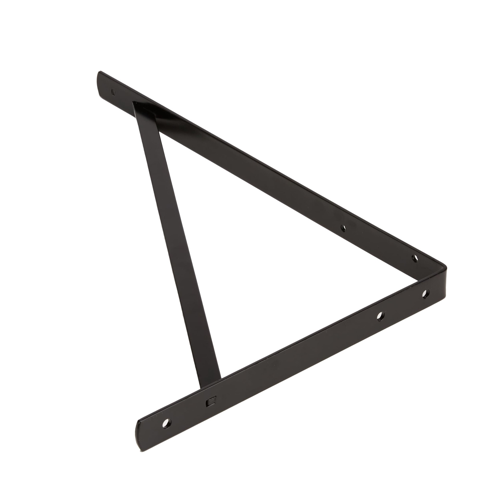slide 6 of 6, Project Source 19.5-in L x 1.16-in W x 13-in D Heavy Duty Black Shelf bracket, 1 ct